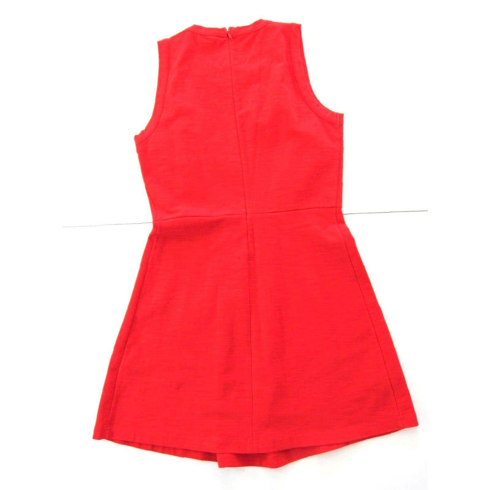 Madewell VINTAGE Madewell Red Cotton Stretch Sleeveless Sheath Tank Dress Women Small Size S / US 4 / IT 40 - 2 Thumbnail