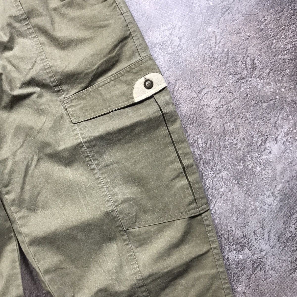 Vintage Vintage Y2K Baggy Cargo Pants Distressed Streetwear Khaki 36 Size US 36 / EU 52 - 4 Thumbnail