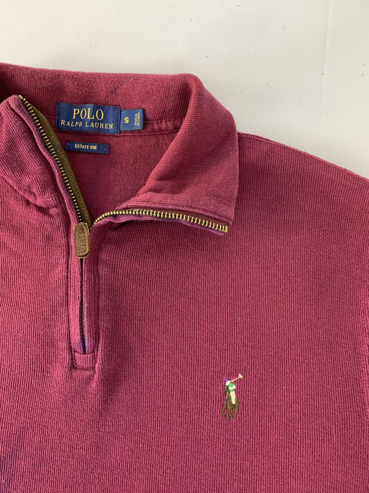 Polo Ralph Lauren 90s Polo Ralph Lauren Sweater Half Zipper Embroidery Logo Size US M / EU 48-50 / 2 - 4 Thumbnail