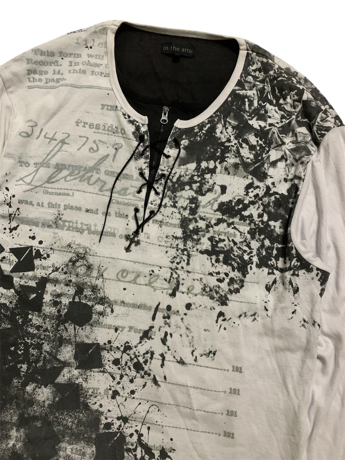 In The Attic 💥Final Drop💥Vtg Japanese In The Attic Art Shirt Size US XXL / EU 58 / 5 - 2 Thumbnail