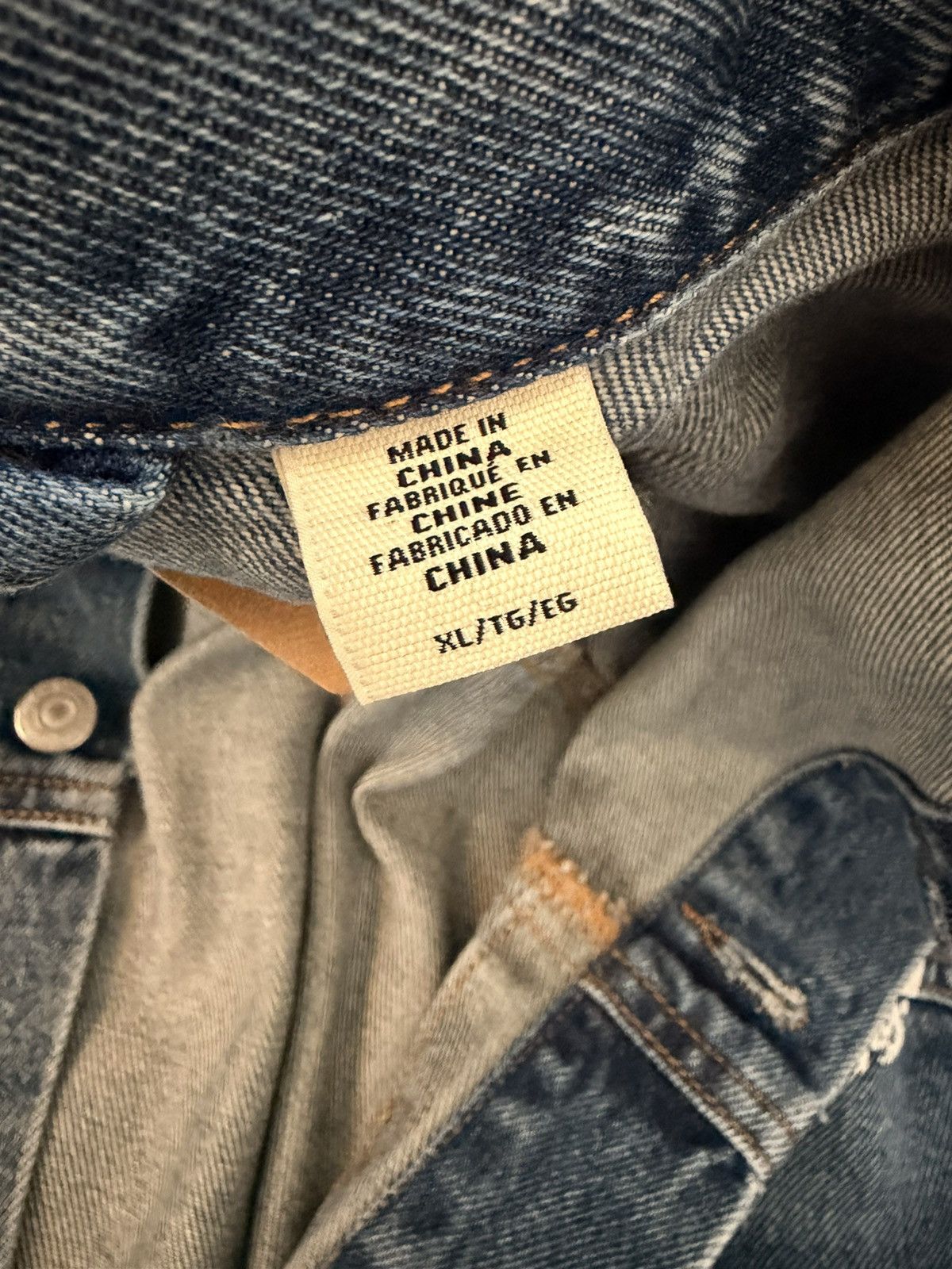 DENIM TEARS Denim Tears denim jacket dark wash Size US XL / EU 56 / 4 - 10 Thumbnail