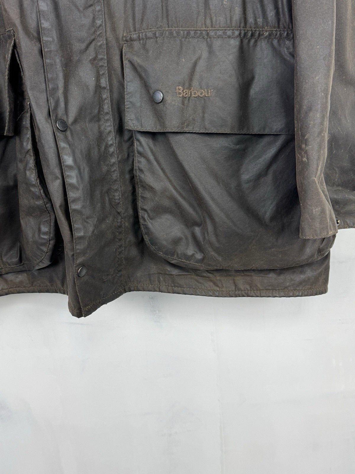 Barbour Barbour Vintage Classic Durham Wax Waxed Jacket Size C40 Size US L / EU 52-54 / 3 - 7 Thumbnail