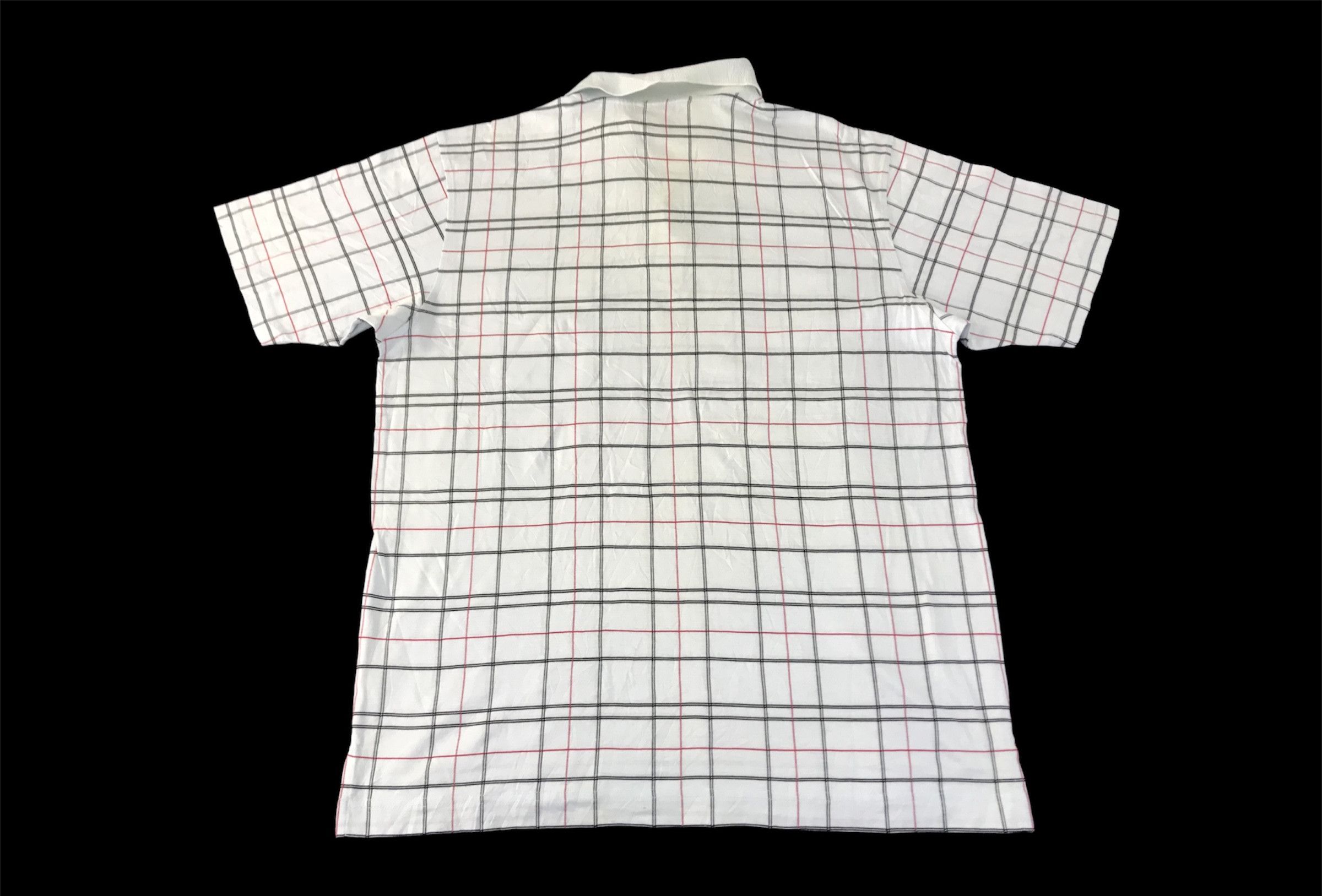 Burberry Burberry London Checked Polo Tee Unisex Striped Monogram Size US L / EU 52-54 / 3 - 5 Thumbnail