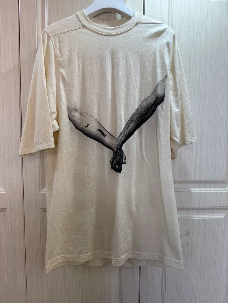 Rick Owens Rick Owens Short Sleeve T-Shirt with Tag- DMC Size US M / EU 48-50 / 2 - 1 Thumbnail