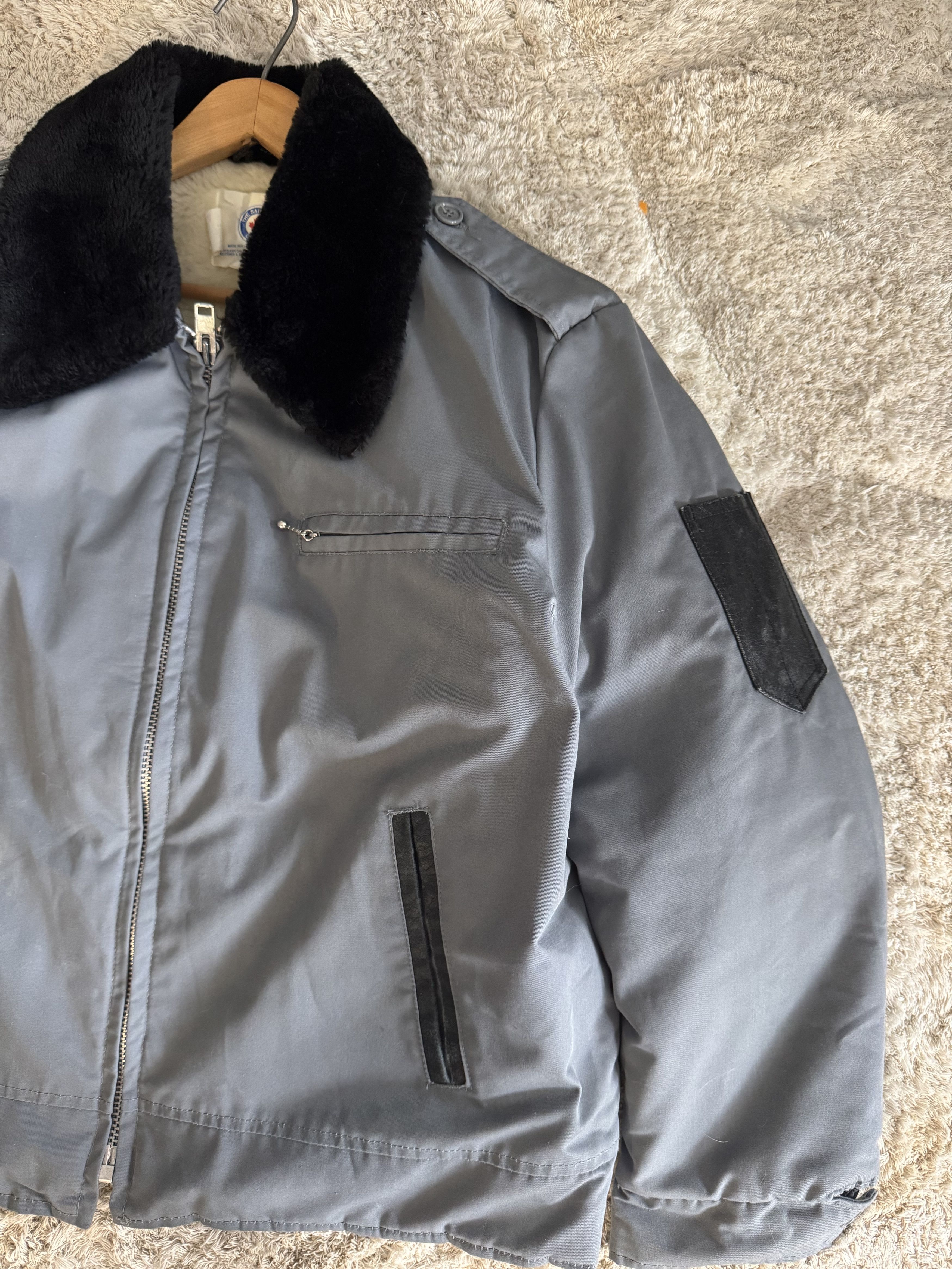 Vintage Vintage 80s Saint Hill Sherpa Lined cotton Flight Jacket Size US XL / EU 56 / 4 - 3 Thumbnail