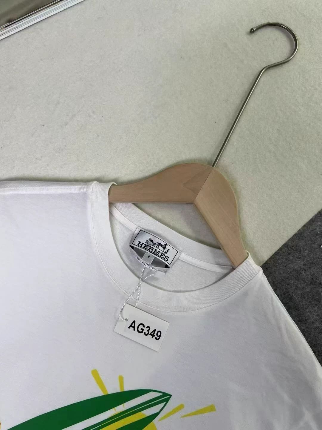 Hermes Hermes Cotton Print Short Sleeve Tee Size S Size US S / EU 44-46 / 1 - 3 Thumbnail