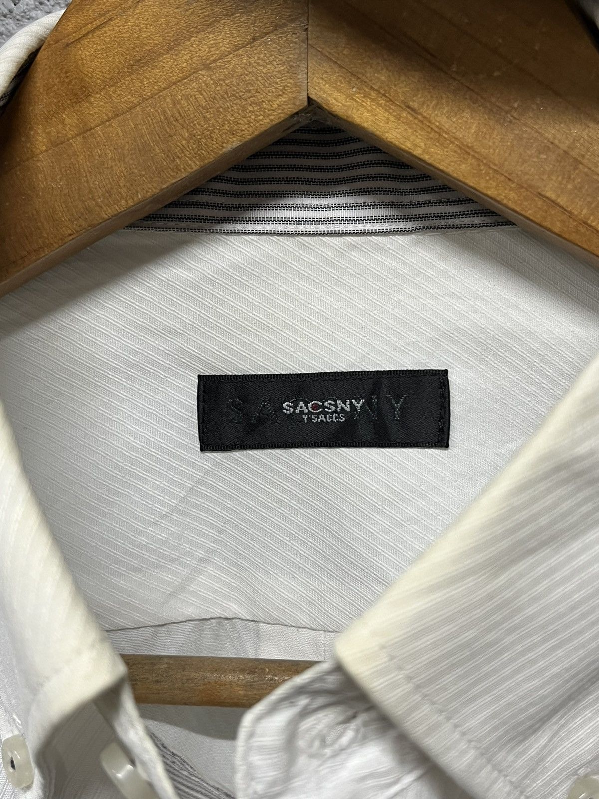 Yohji Yamamoto Sacsny y’saccs yohji yamamoto shirt Size US L / EU 52-54 / 3 - 3 Thumbnail