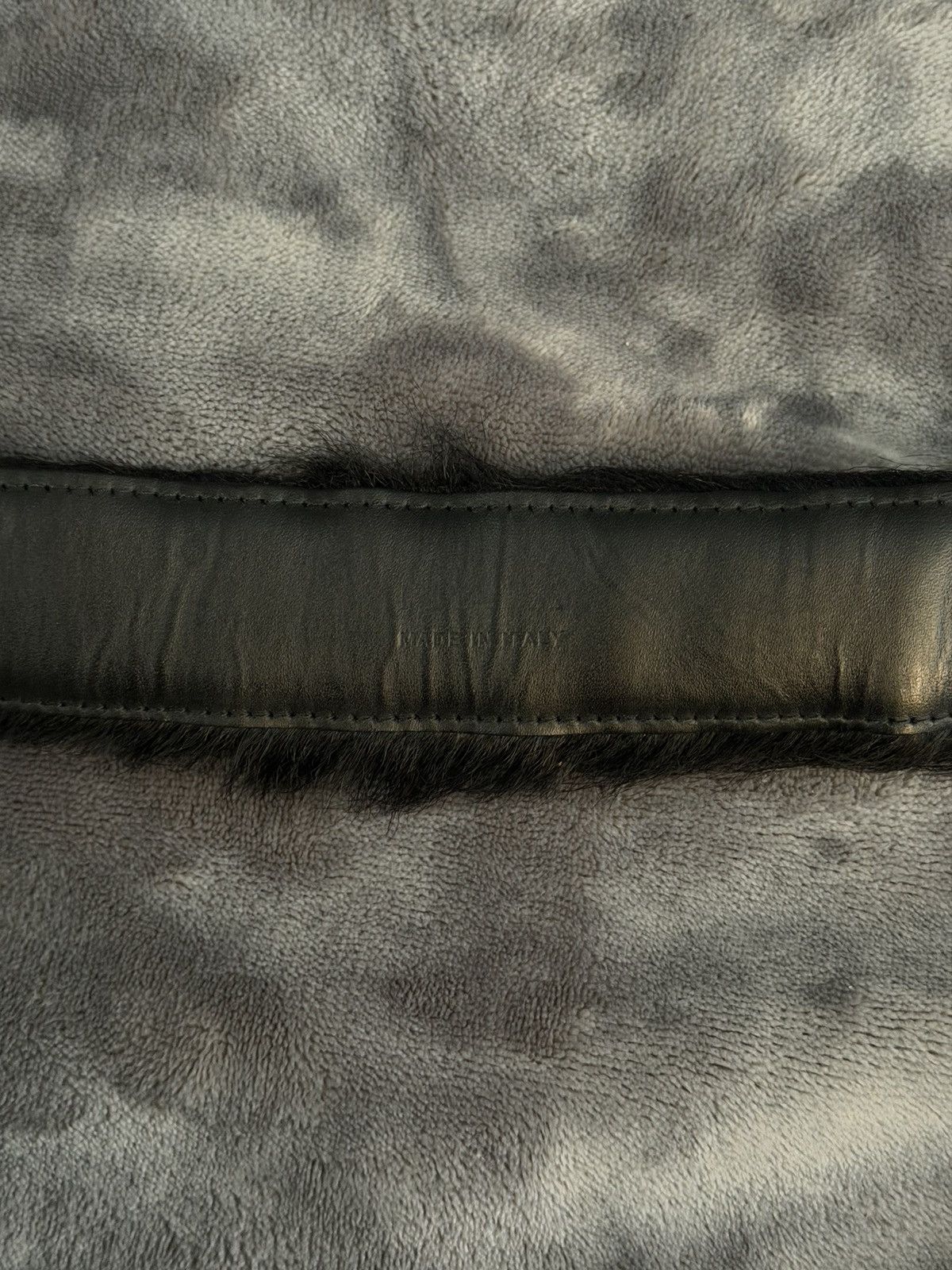 Prada Prada Black Fur Belt AW17 Size 38 - 7 Thumbnail