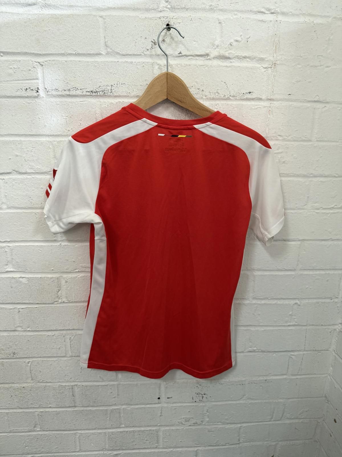 Puma Arsenal Fly Emirates Red and White Puma Men's Jersey Size US S / EU 44-46 / 1 - 4 Thumbnail