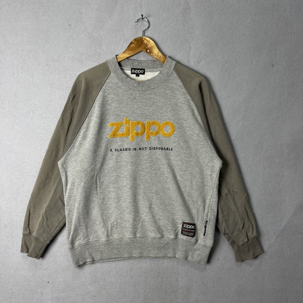 Zippo Vintage Zippo Logo Raglan Sweatshirt American Classic Size US L / EU 52-54 / 3 - 1 Thumbnail