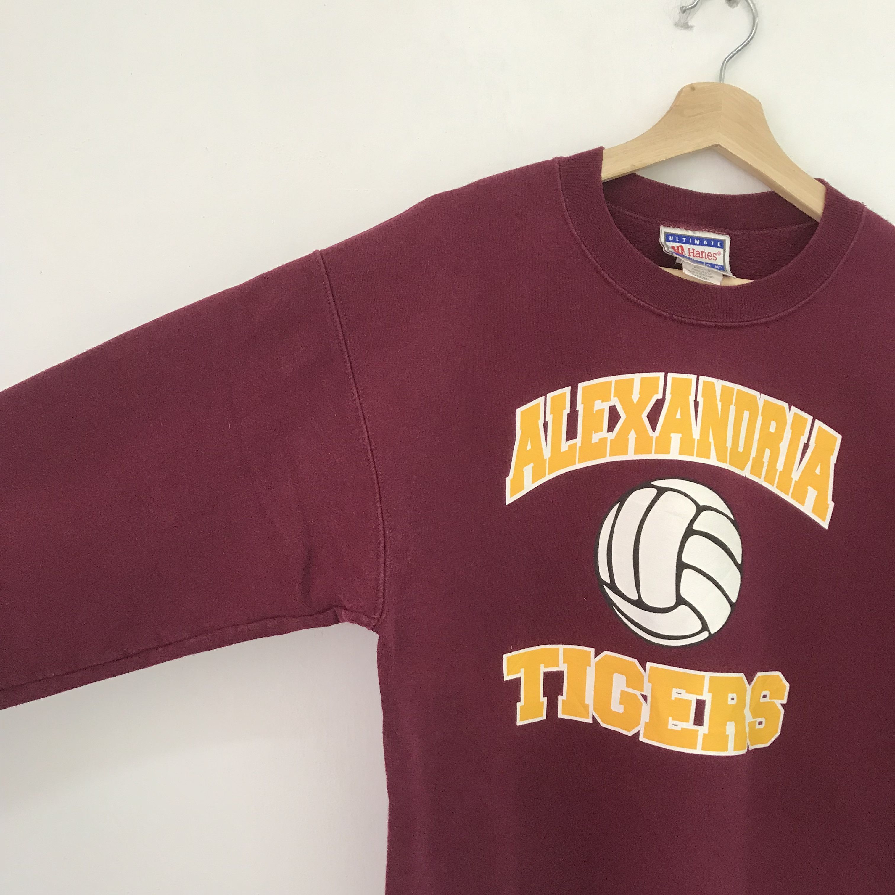 Alexander Wang Vintage Alexandria Tigers Maroon Sweatshirt - 553 Size US S / EU 44-46 / 1 - 4 Thumbnail