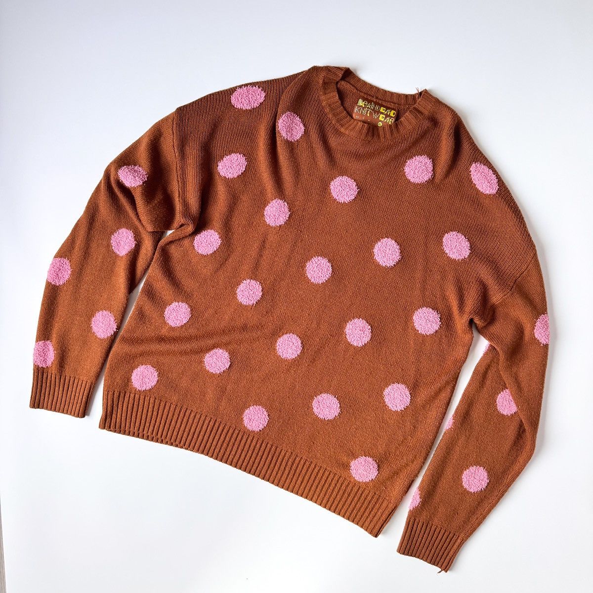 Brain Dead Brain Dead Polka Pile Crewneck Sweater Size US L / EU 52-54 / 3 - 3 Thumbnail