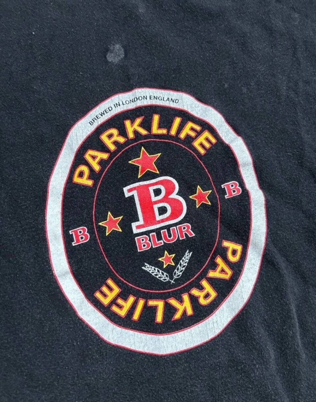 Vintage RARE 1994 BLUR "Parklife" long sleeve t shirt used (flaws) Size US XL / EU 56 / 4 - 5 Thumbnail