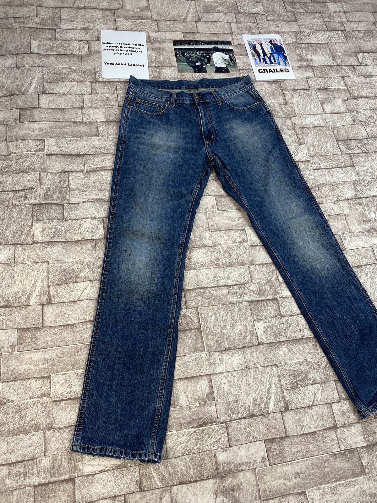Carhartt Wip × Japanese Brand Vintage Carhartt by Y2K style Jeans Pants Size US 32 / EU 48 - 13 Thumbnail