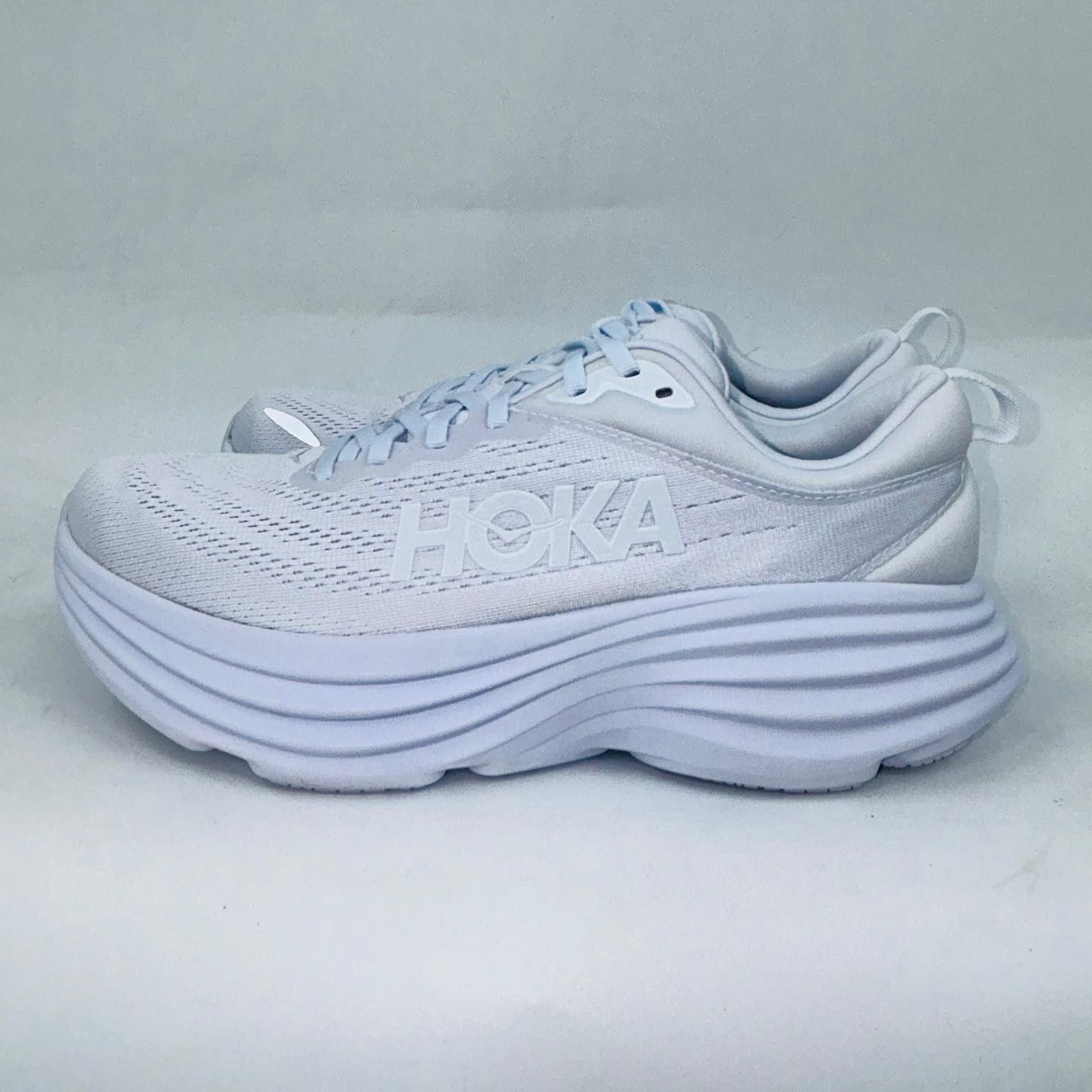 Hoka HOKA WOMEN'S BONDI 8 WHITE/WHITE RUNNING SHOES SIZE 9.5B Size US 9.5 / IT 39.5 - 4 Thumbnail