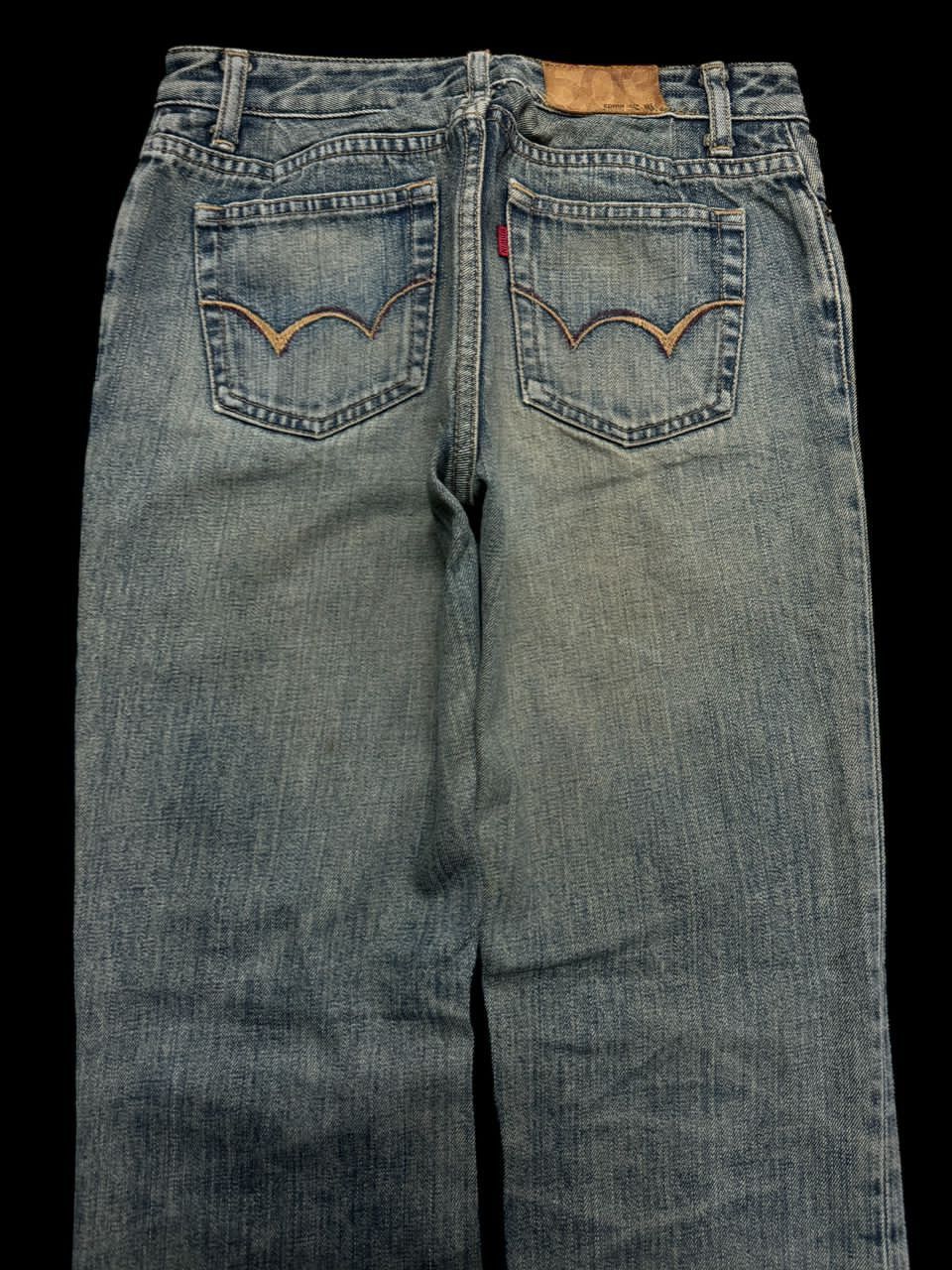 Edwin INSANE Vintage 80s Edwin Rusty Mudwash Distressed Jeans Size US 27 - 13 Thumbnail