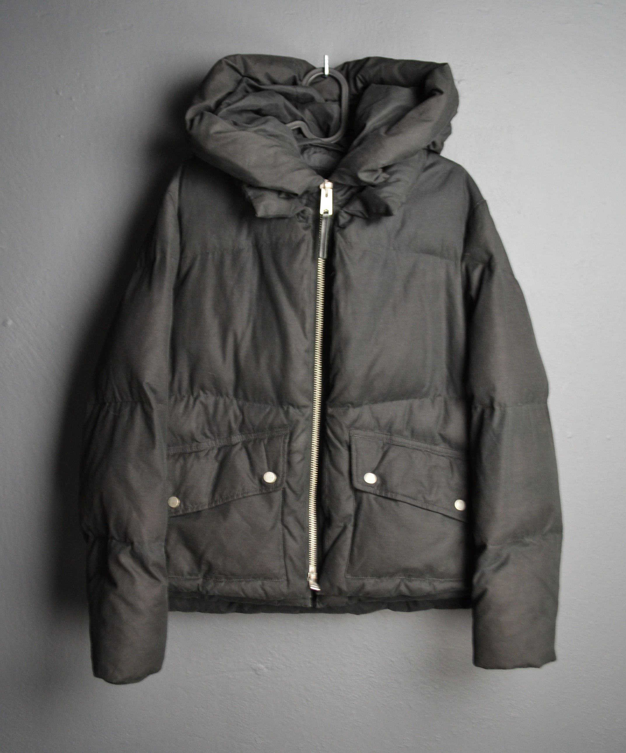Allsaints Allsaints Ester Hooded Puffer Coat S Black Jacket Size S / US 4 / IT 40 - 1 Thumbnail