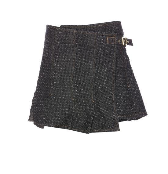 Ganni GANNI Women Mid Skirts J1618 099 Black Size 26" / US 2 / IT 38 - 1 Thumbnail