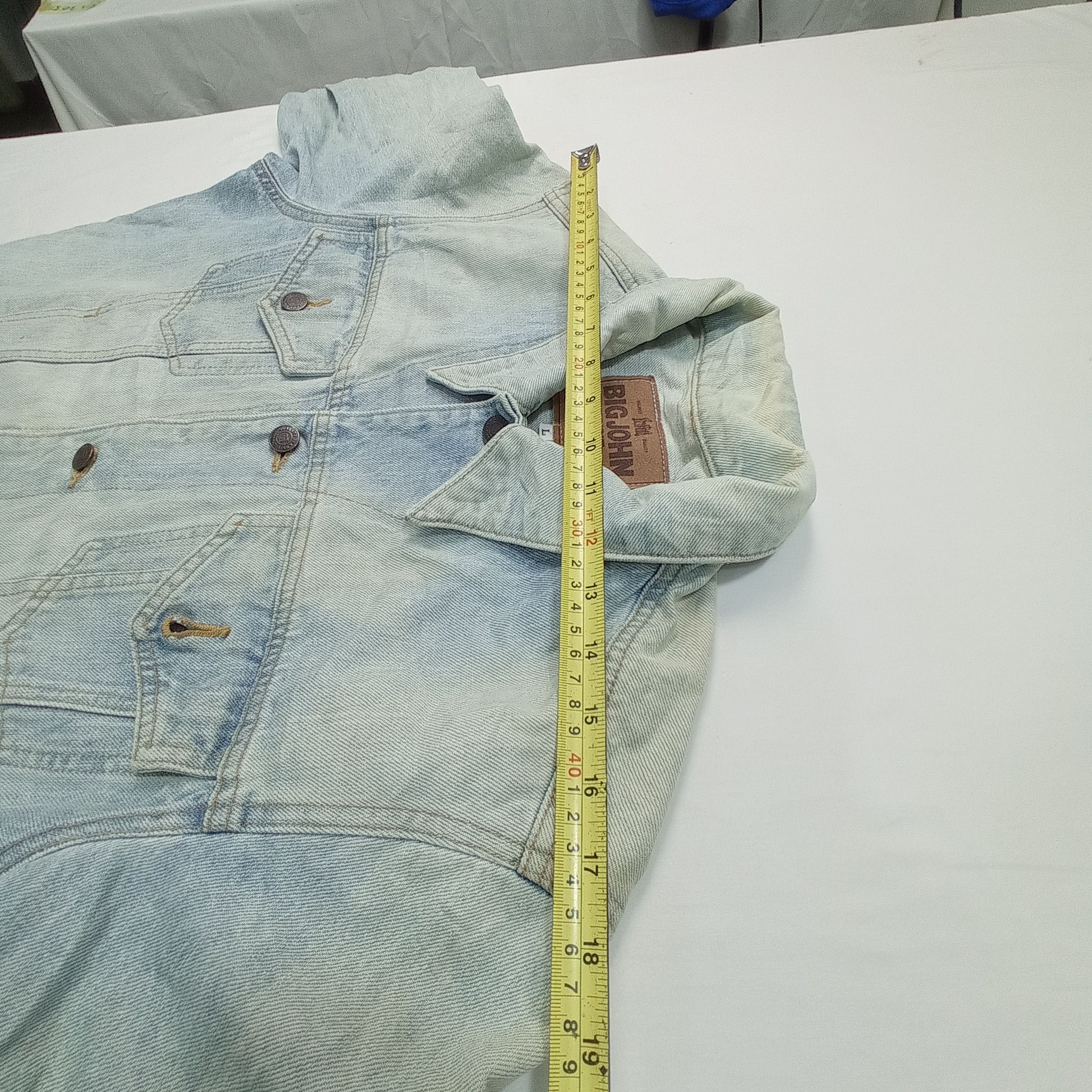 Big John 🔥Vintage Big John Trucker Denim jacket Size US L / EU 52-54 / 3 - 18 Thumbnail