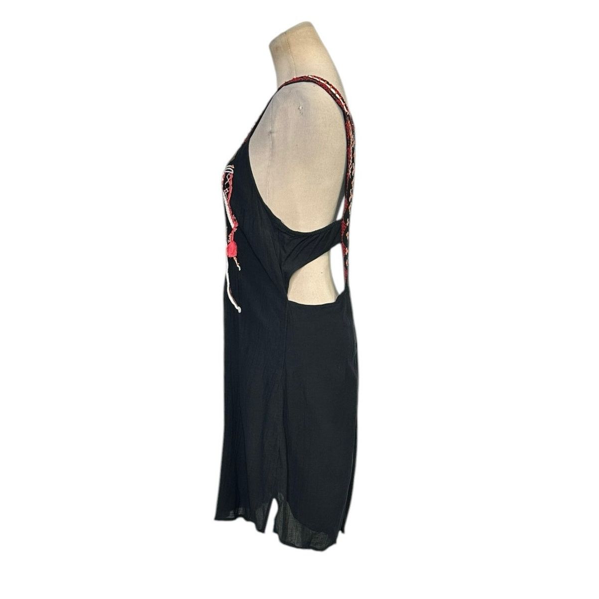 Free People Free People Black Majestic Moon Boho Mini Dress size Small Size S / US 4 / IT 40 - 7 Thumbnail