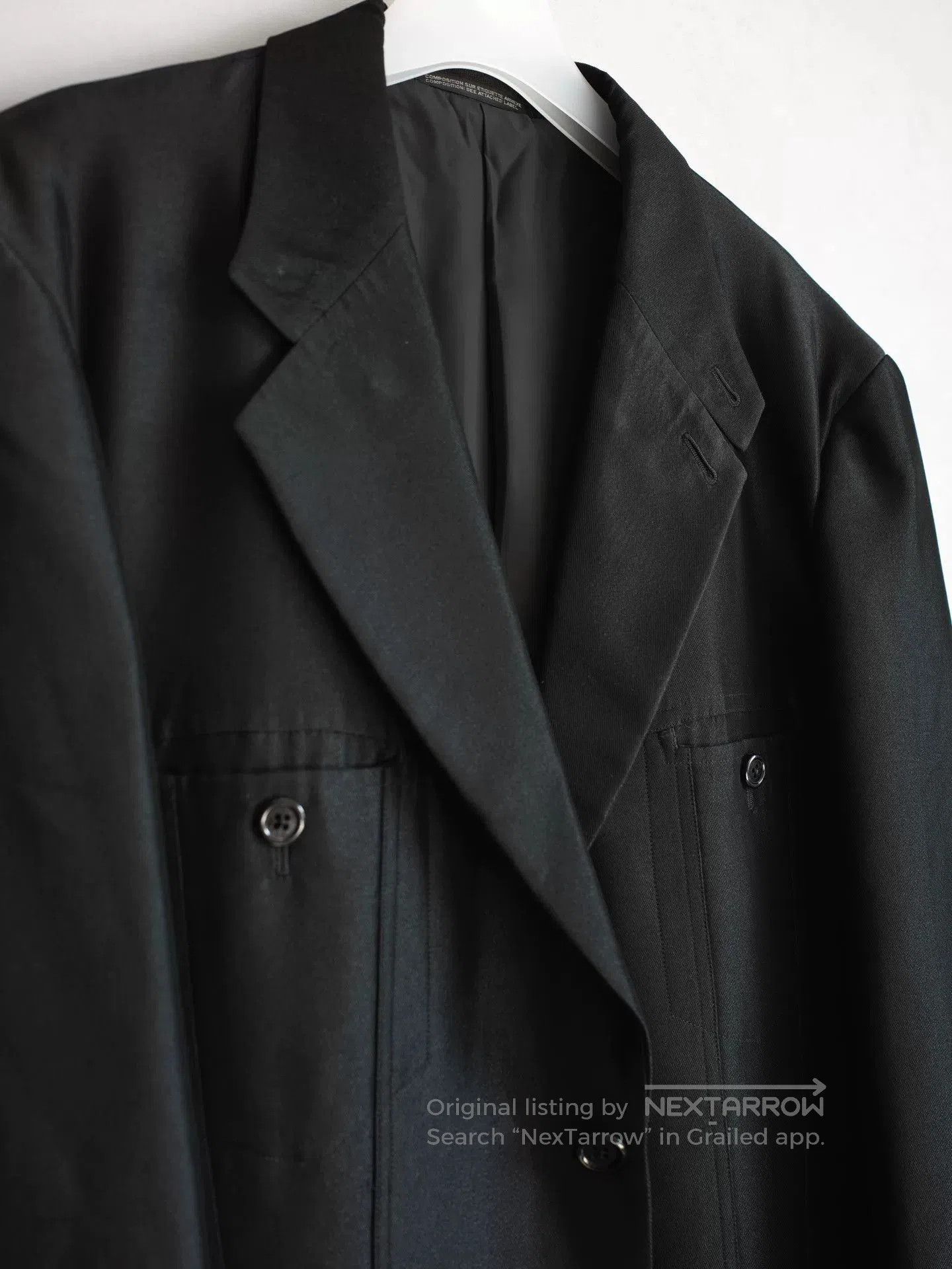 Yohji Yamamoto Yohji Yamamoto Four Pocket Jacket. Size US M / EU 48-50 / 2 - 6 Thumbnail