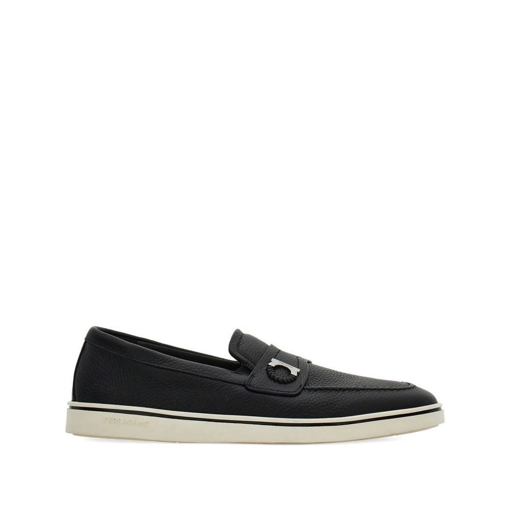 Salvatore Ferragamo Ferragamo BLACK Loafers Size US 10.5 / EU 43-44 - 1 Thumbnail