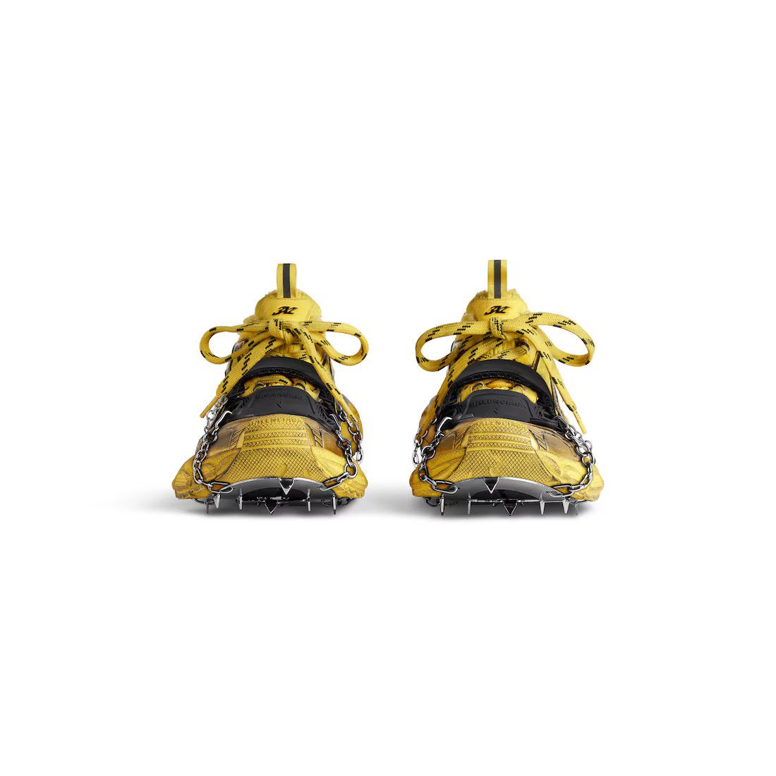 Balenciaga o1mt1gz0125 3XL Ski Sneakers in Yellow/Black Size US 8 / EU 41 - 3 Thumbnail