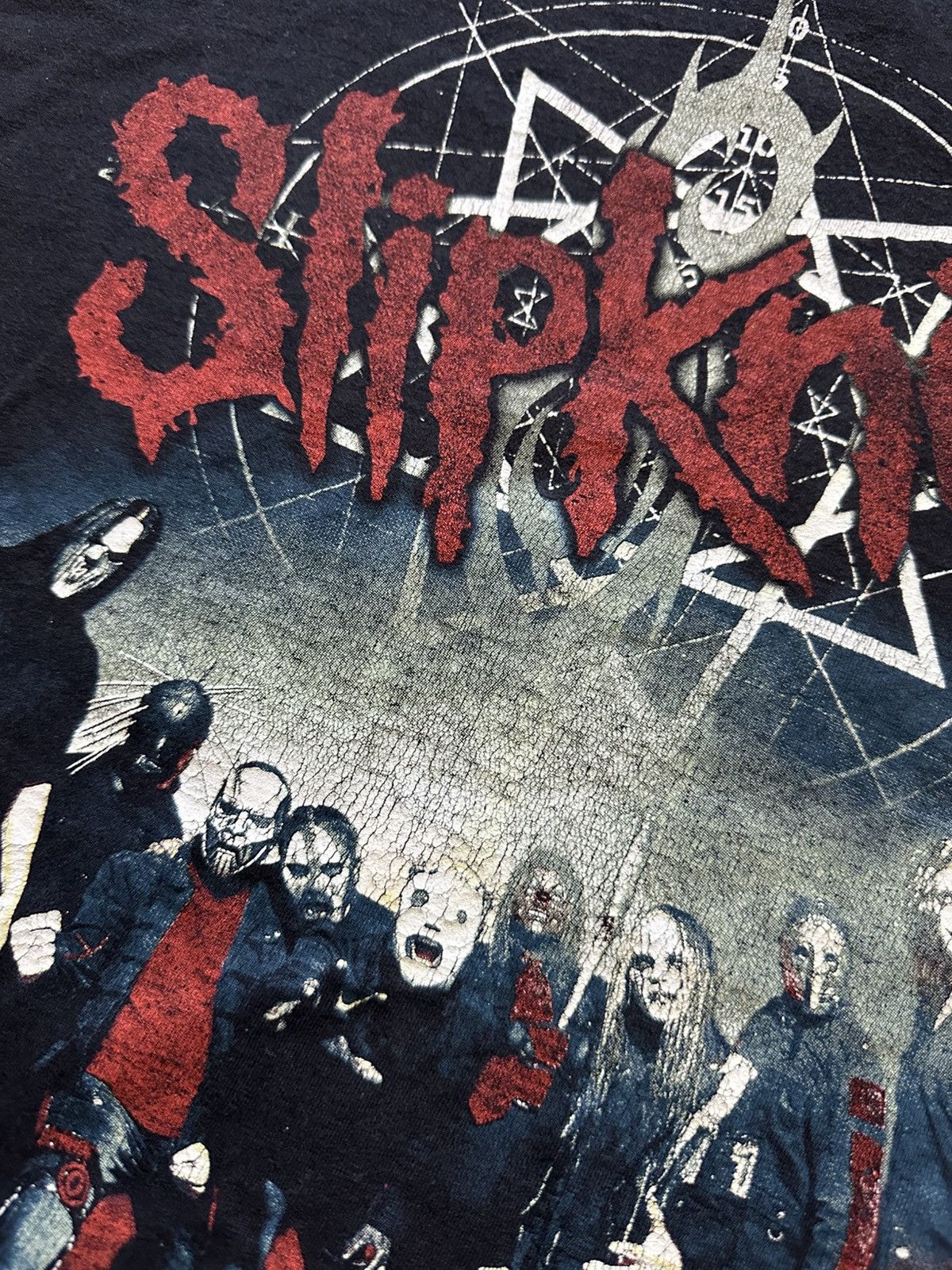 Band Tees × Slipknot × Vintage Vintage Slipknot Band Tee Merch T-shirt Y2K USA Size US M / EU 48-50 / 2 - 3 Thumbnail