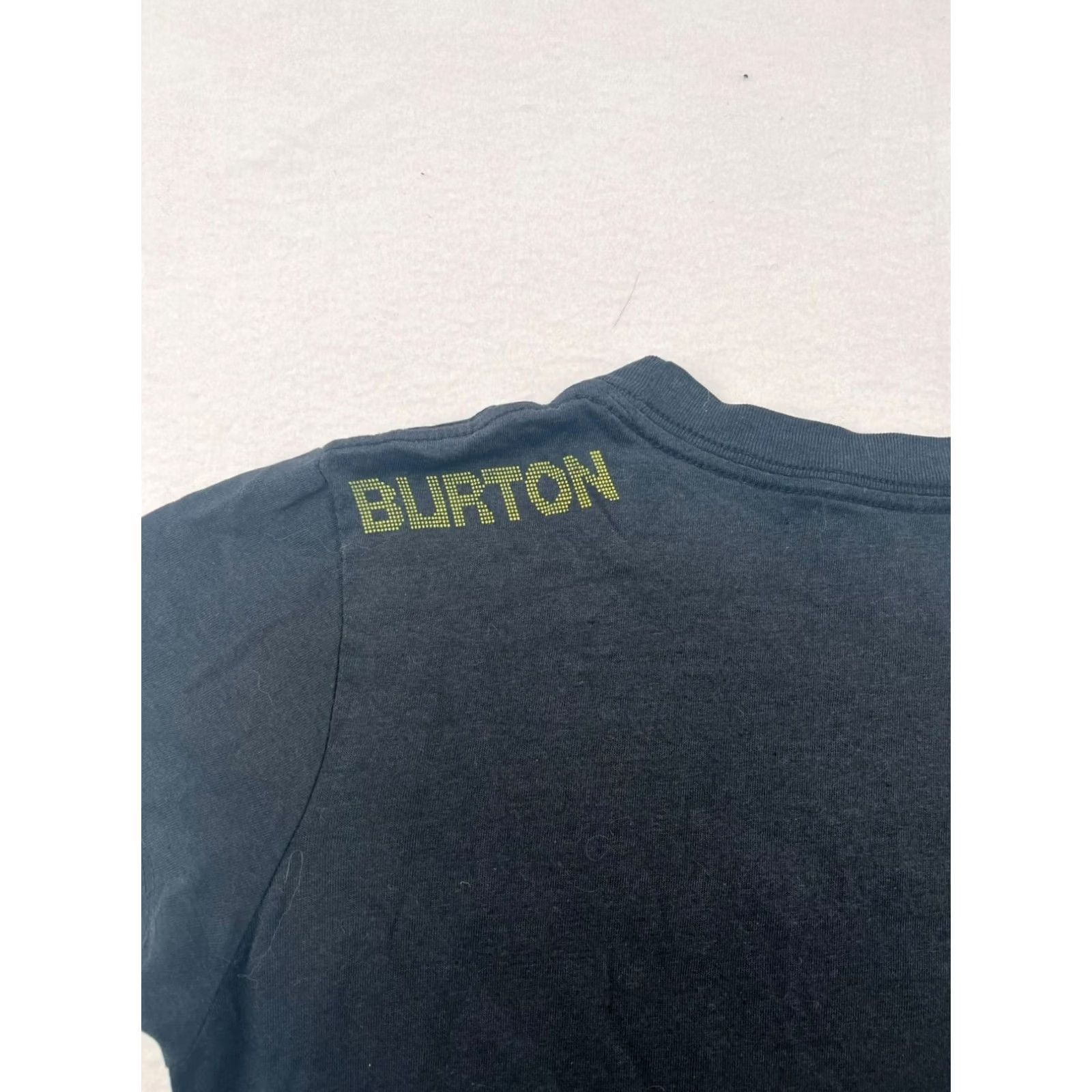 Burton Burton Womens Black T-Shirt With Yellow Logo Print Graphic Crew Neck Short Sleeves Small Womens Size S / US 4 / IT 40 - 5 Thumbnail