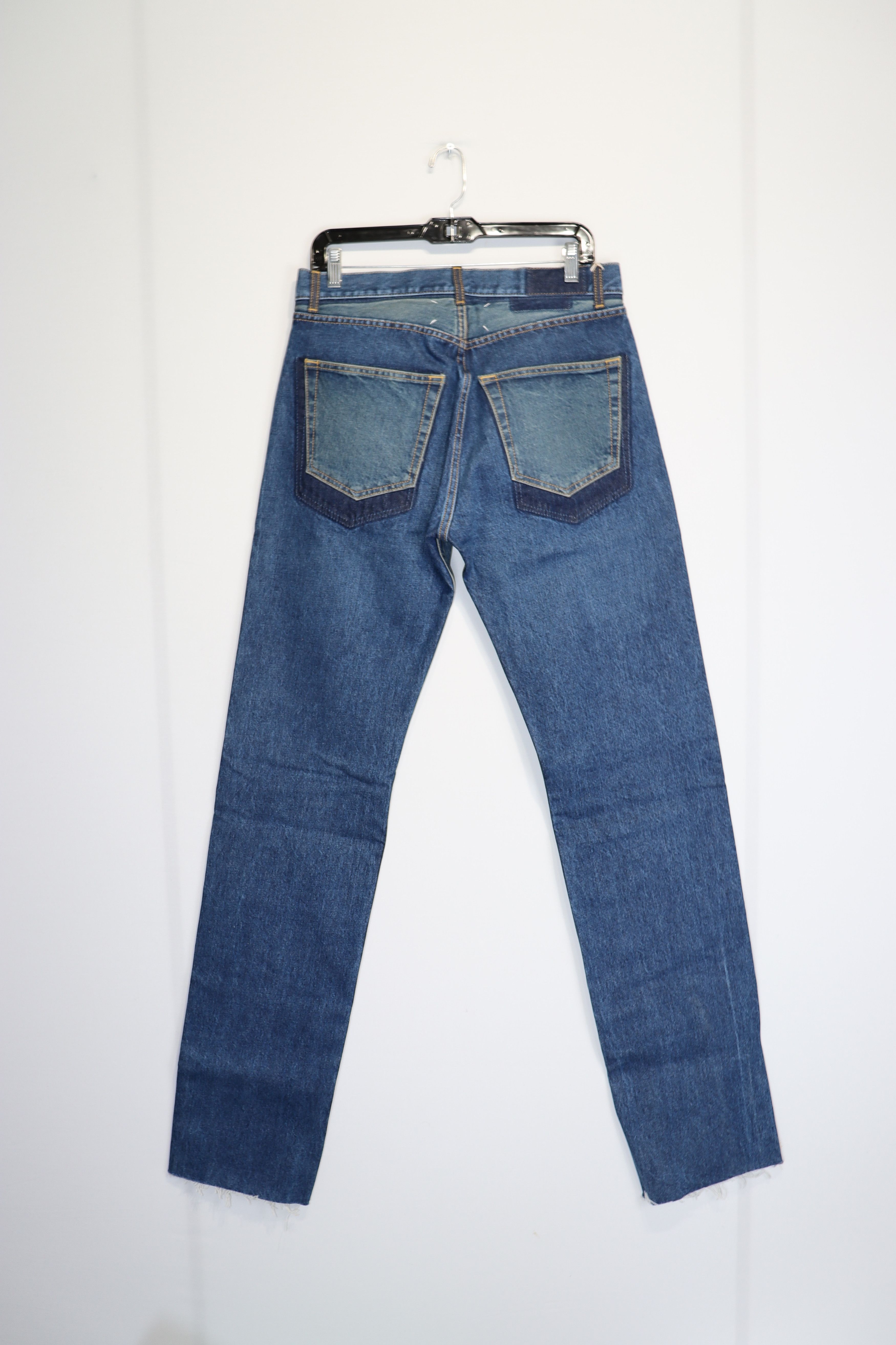Maison Margiela o1rshd1 Denim Jeans in Blue Size US 31 - 6 Thumbnail