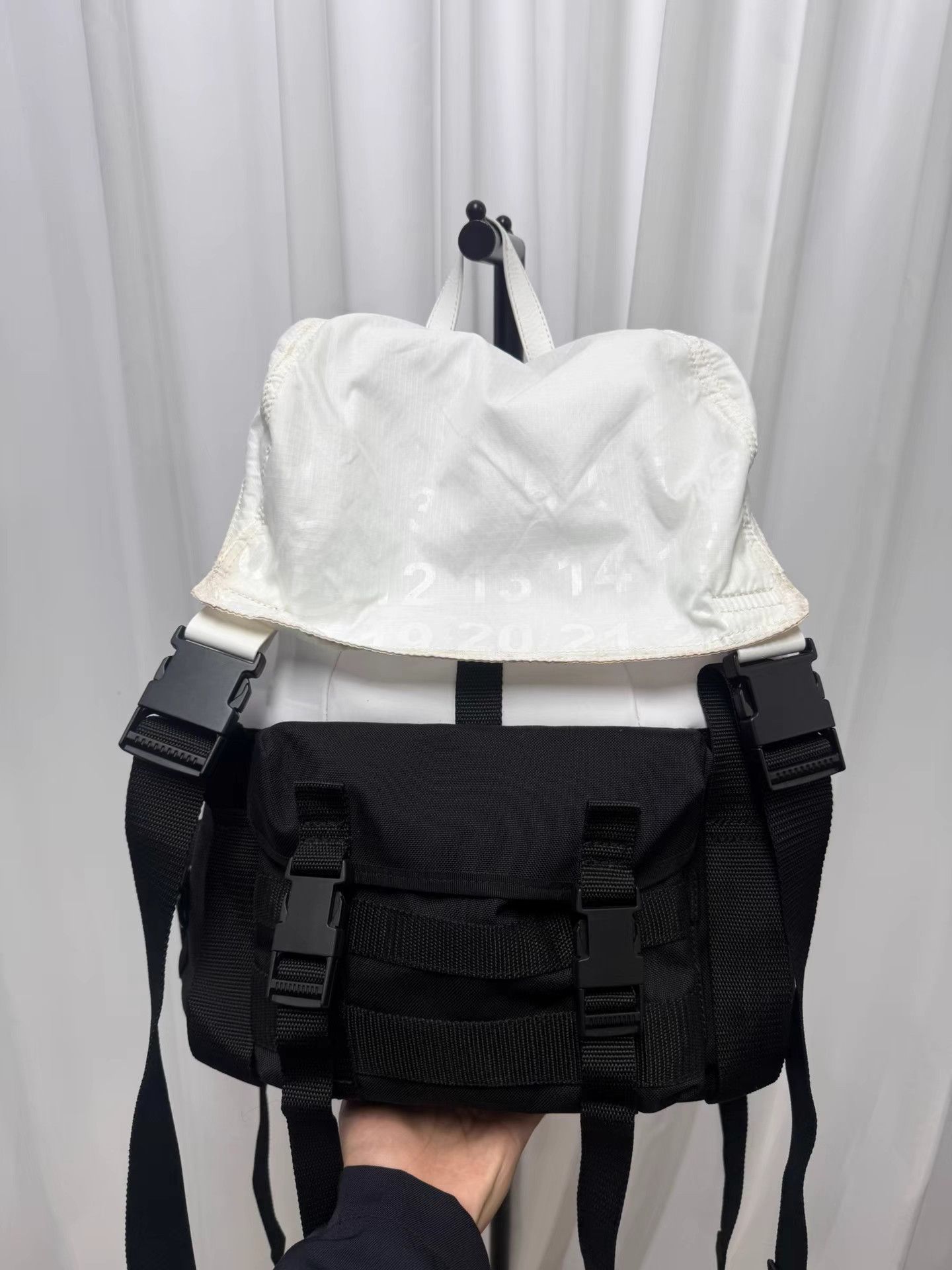 Maison Margiela Maison Margiela Color-Block Strap Backpack K20 Size ONE SIZE - 3 Thumbnail
