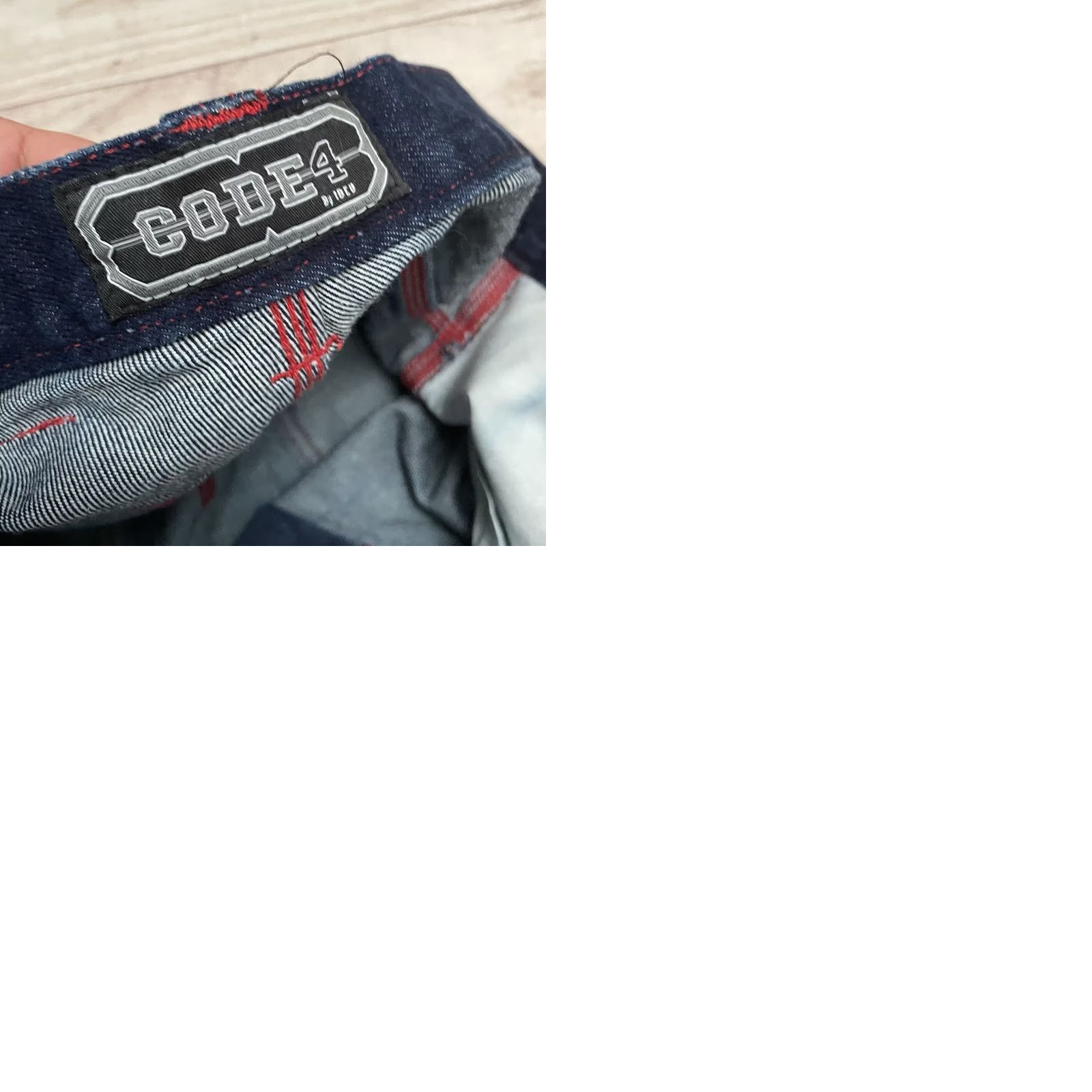 Vintage VINTAGE Code 4 Denim Jacket XL BAGGY 34 Jeans Chubiggie Trucker NY 2000s Men Size US 36 / EU 52 - 12 Thumbnail