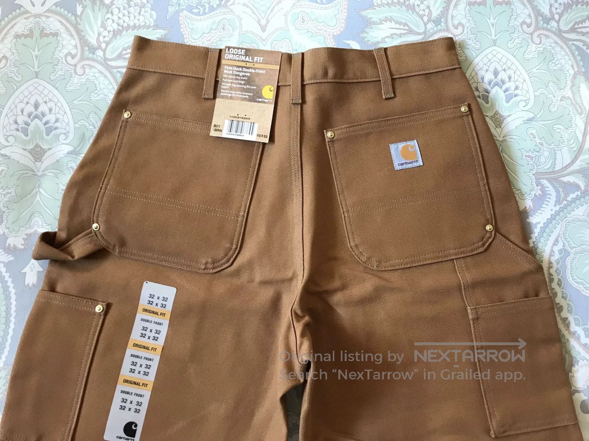 Carhartt Carhartt B01 BRN W32L32 Work Pants. Size US 32 / EU 48 - 5 Thumbnail