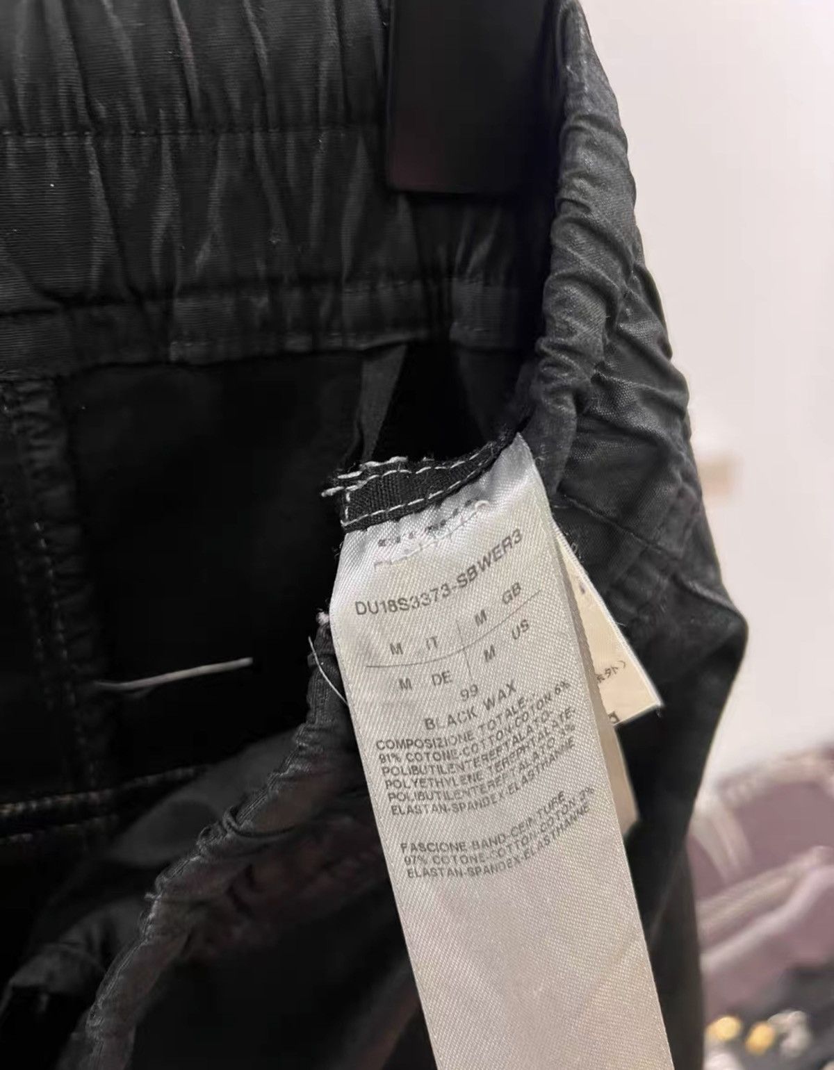 Rick Owens Rick Owens DRKSHDW Waxed Canvas Cropped Pants Size US 32 / EU 48 - 7 Thumbnail