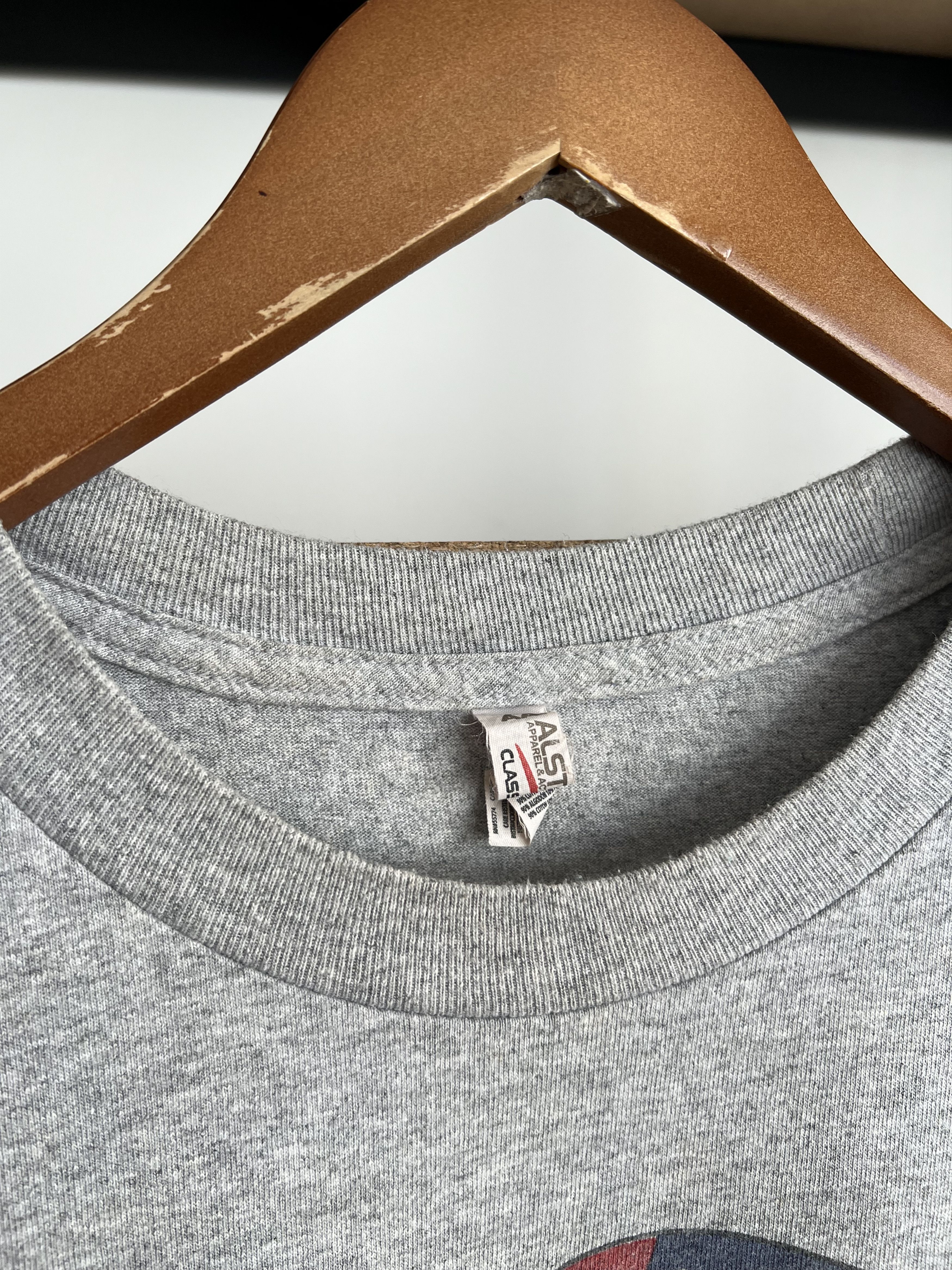 Vintage Vintage 2000s USA Flag American Eagle Gray T-shirt Size US L / EU 52-54 / 3 - 6 Thumbnail