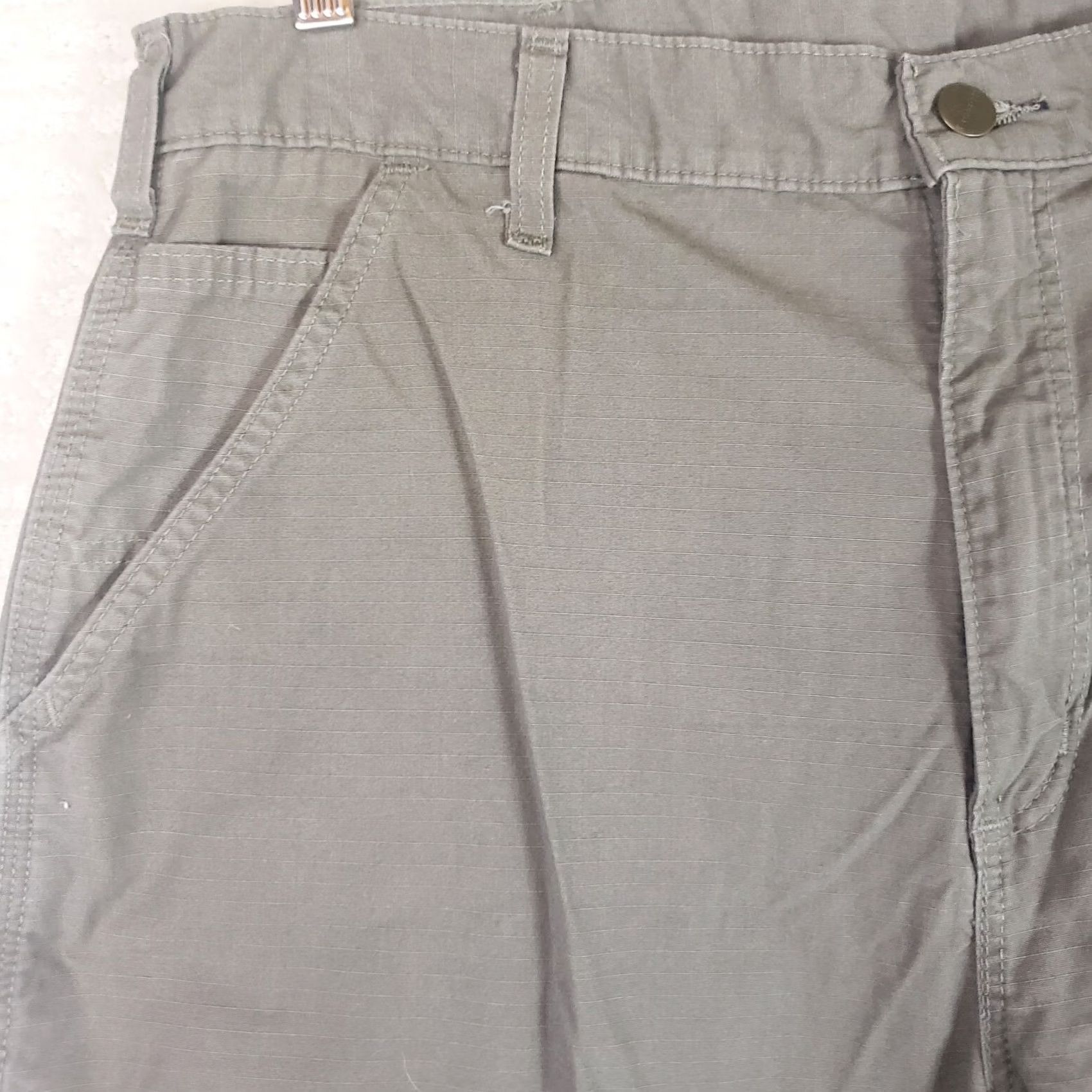 Carhartt Carhartt Pants Mens 36x30 Gray Carpenter Pockets Chino Relaxed Straight Casual Workwear Size US 36 / EU 52 - 4 Thumbnail