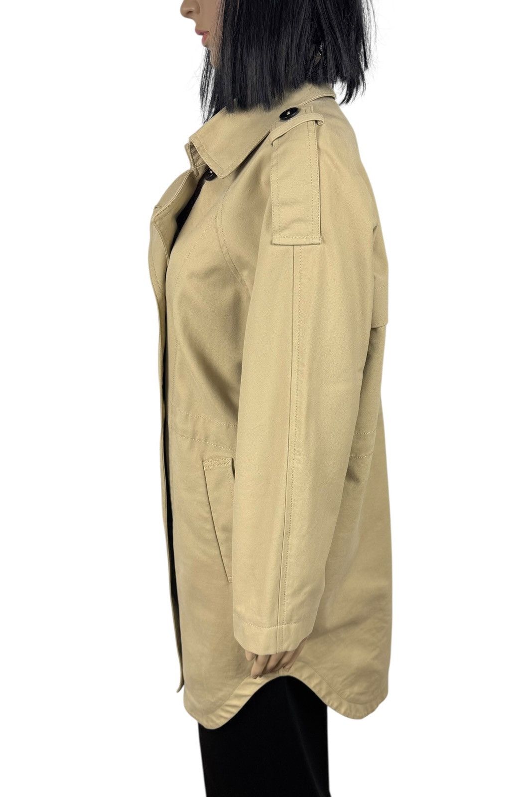 Maje Maje E19Garcon Oversized Beige Trench Coat Cotton size 36 Size XS / US 0-2 / IT 36-38 - 6 Thumbnail