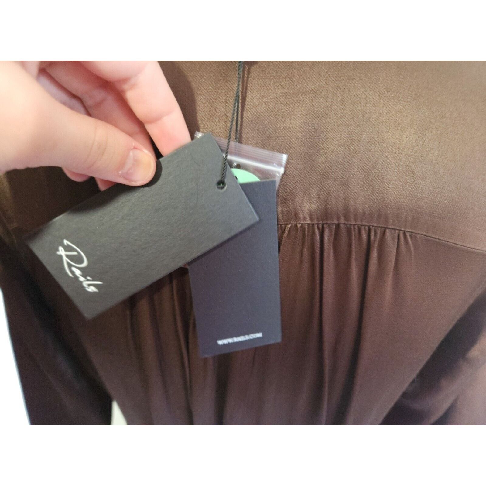 Rails New W/Tags Rails Moss Green Satin Beatrice Midi Dress Small Size S / US 4 / IT 40 - 9 Thumbnail
