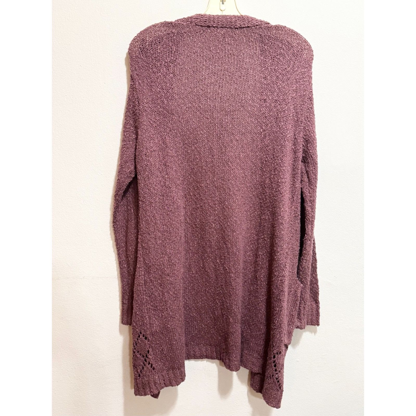 Other Haute Monde Purple Knit Cardigan Sweater Size S Size S / US 4 / IT 40 - 4 Thumbnail