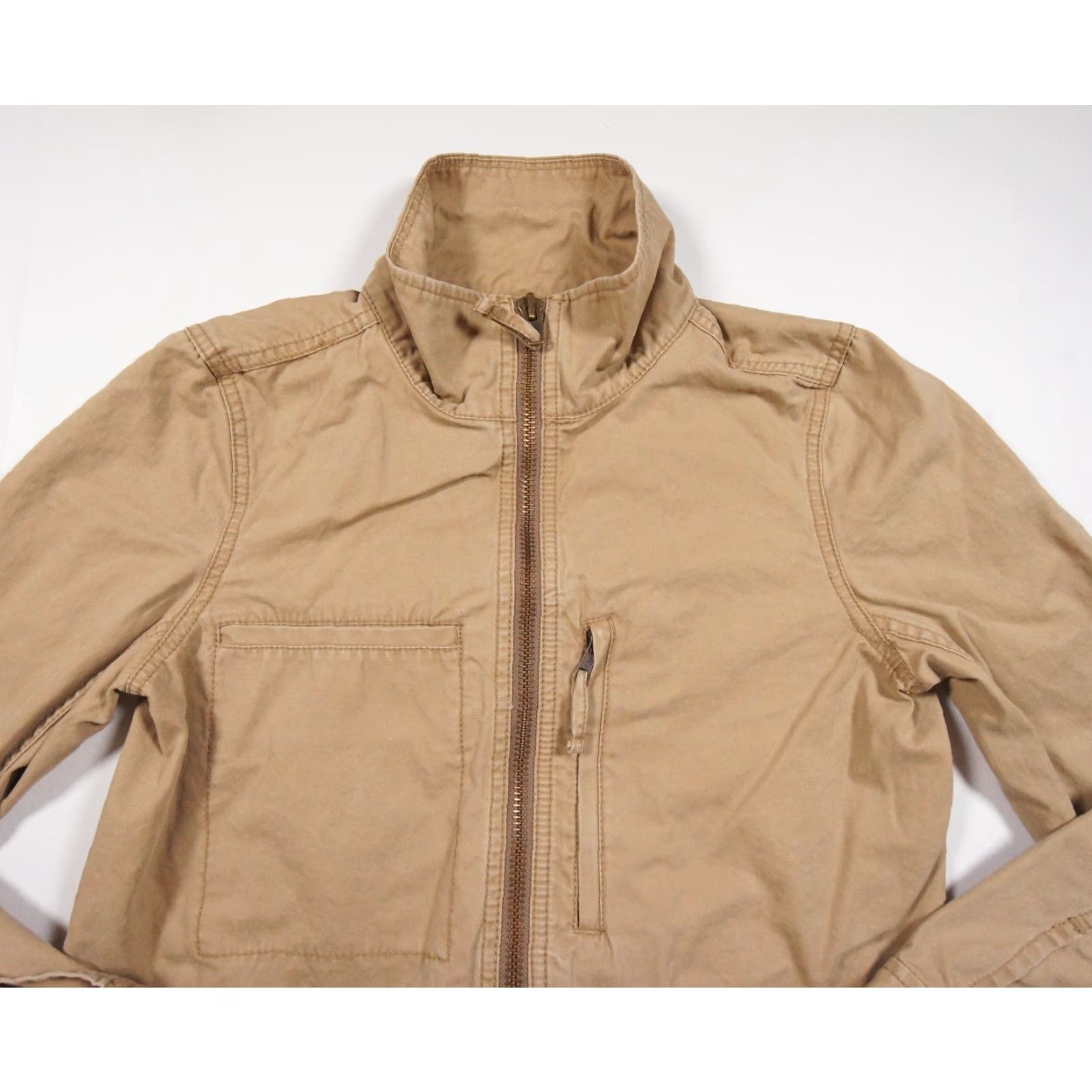 Madewell VINTAGE Madewell Jacket Women’s Medium Cotton Outdoor Casual Military Zip Down Fall Spring SummerWinter Size M / US 6-8 / IT 42-44 - 2 Thumbnail