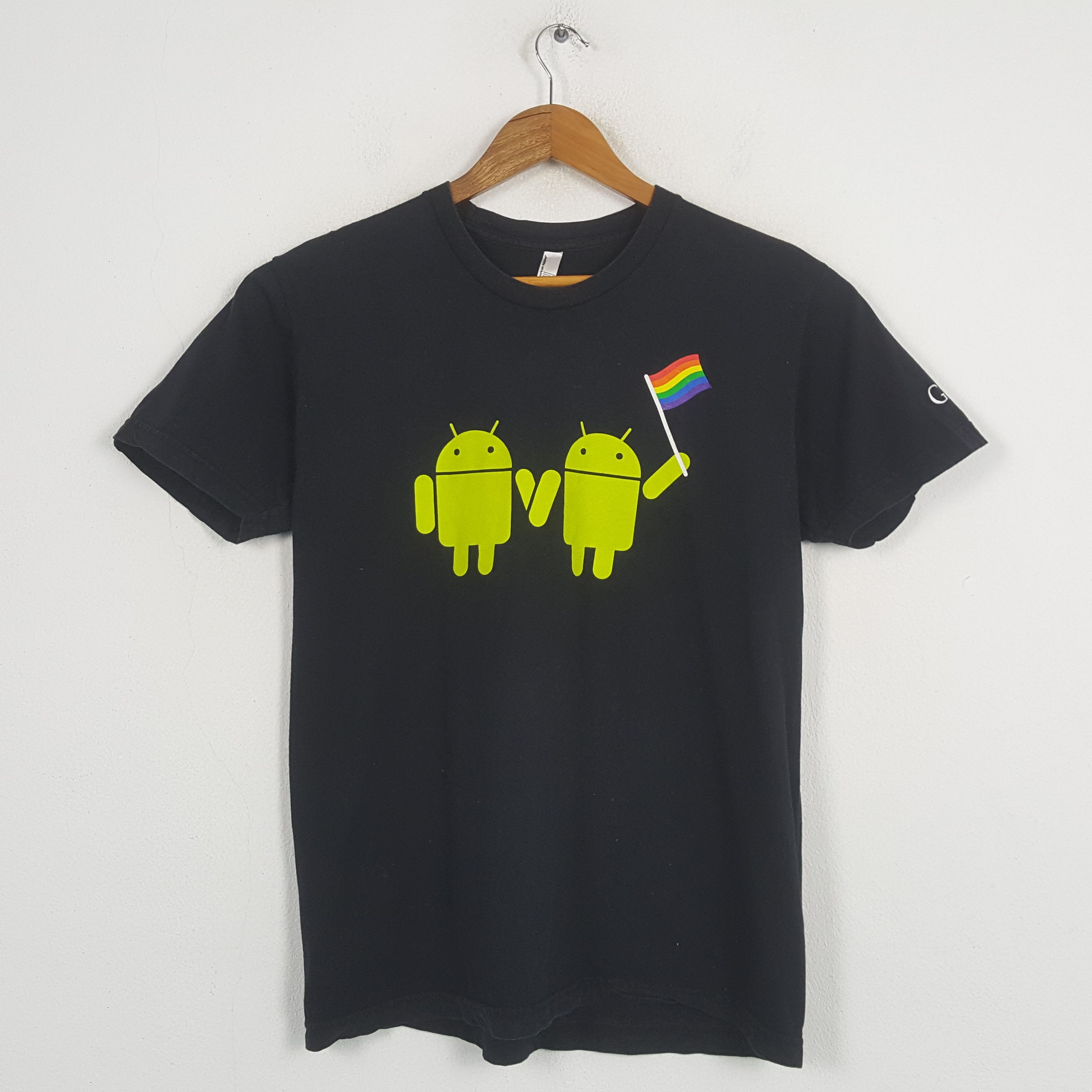 Vintage Google Android Gay Pride Promo T-shirt C2865N59
