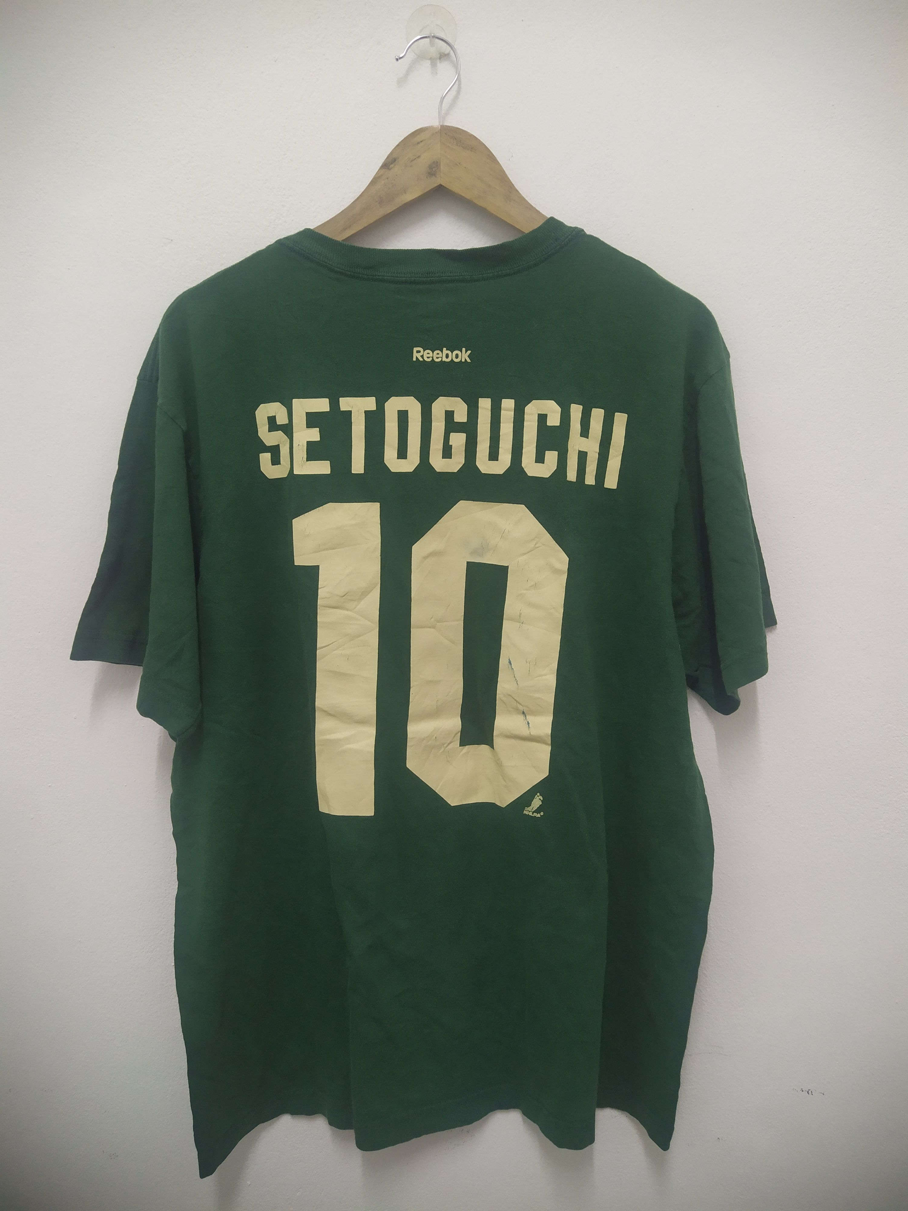 Reebok Minnesota Wild NHL SETOGUCHI NO 10 Size US XL / EU 56 / 4 - 2 Thumbnail
