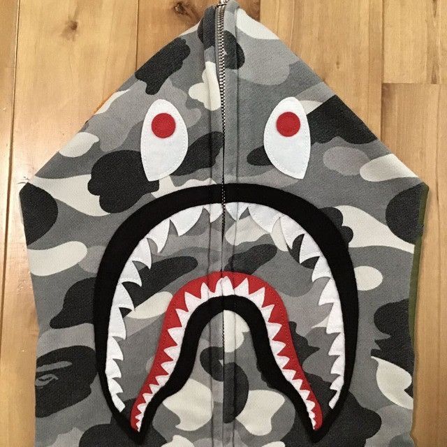 Bape × Nigo NFS limited BAPE camo shark full zip hoodie a bathing ape Size US M / EU 48-50 / 2 - 3 Thumbnail
