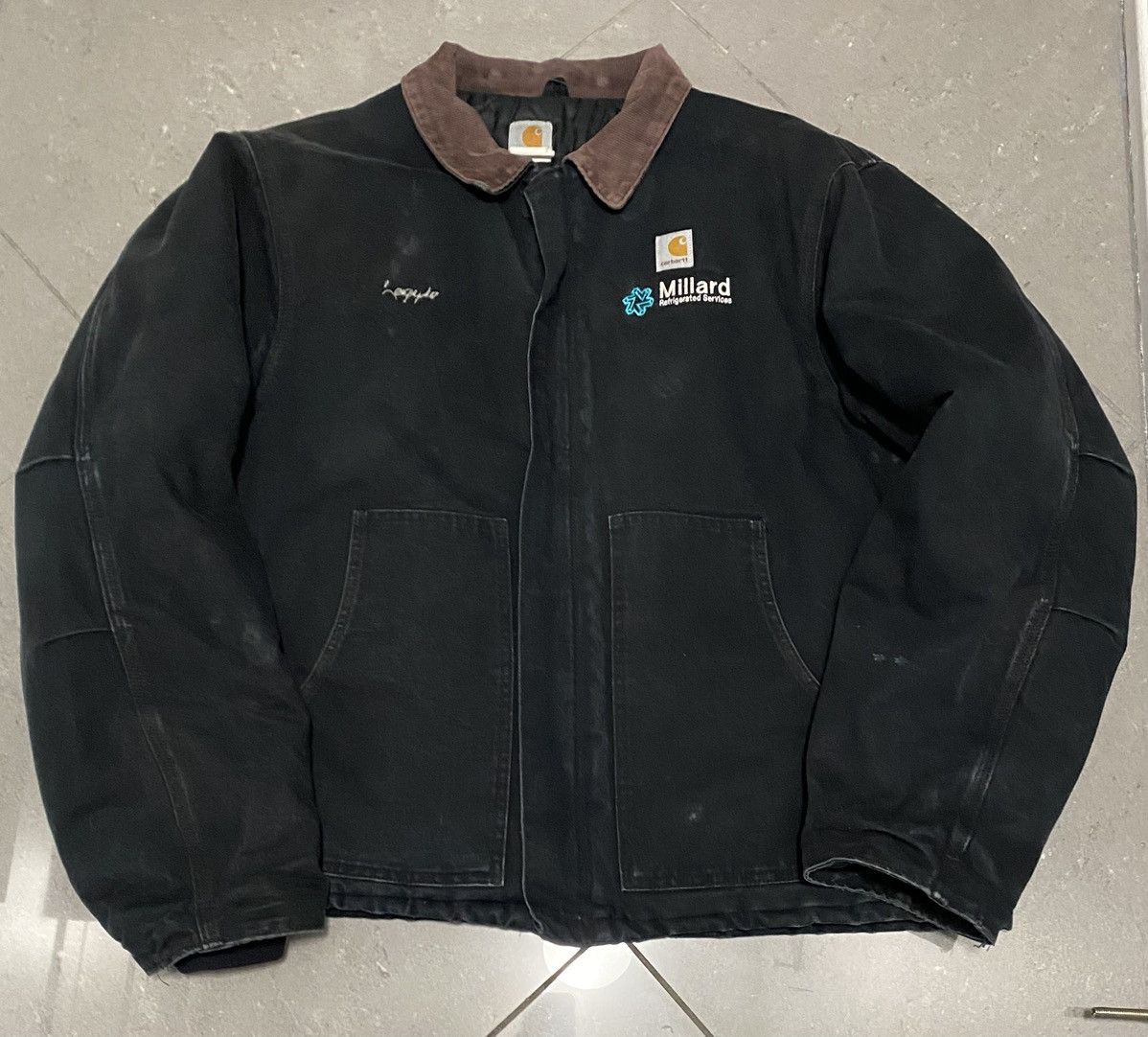 Faded vintage Carhartt jacket