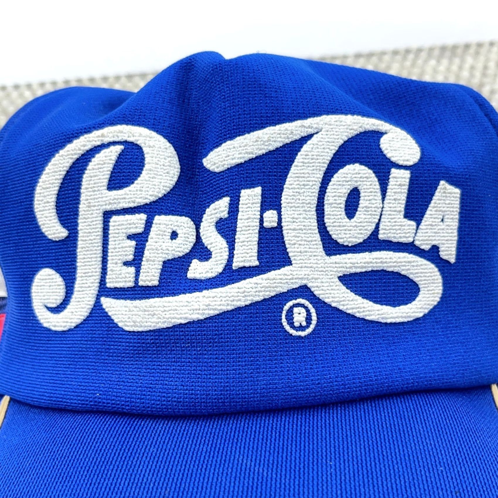 Vintage VINTAGE Pepsi Cola Trucker Hat Cap Snapback 3 Stripe Made In USA 80s Prop Size ONE SIZE - 3 Thumbnail