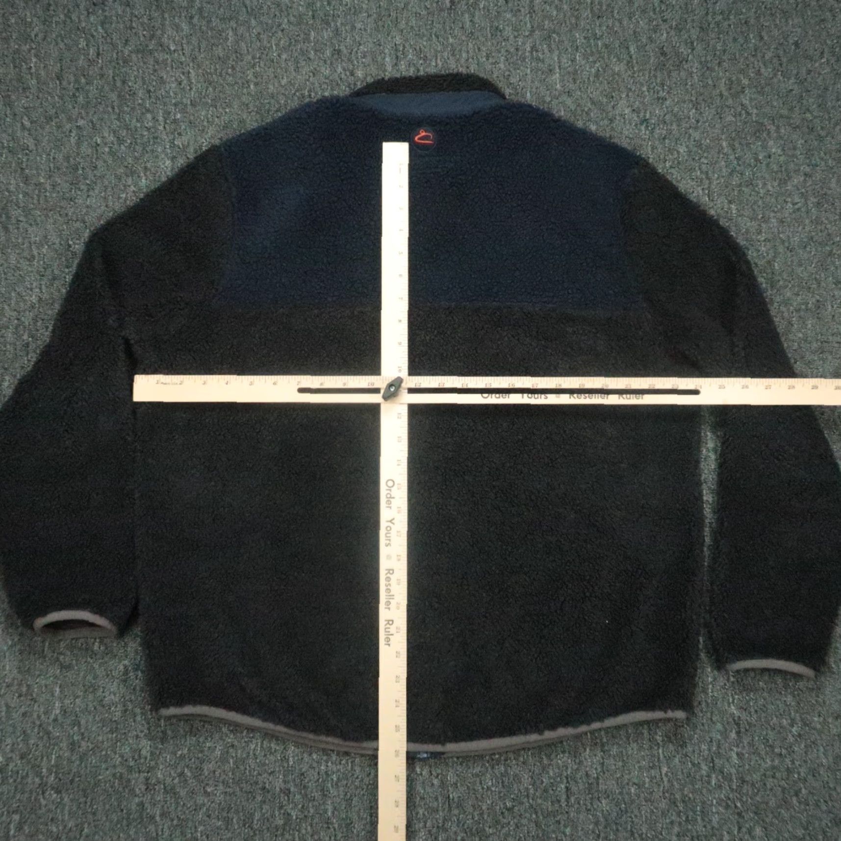 Carbon2Cobalt Carbon 2 Cobalt Jacket Mens Large Gray Full Zip Pockets Fleece Deep Pile Size US L / EU 52-54 / 3 - 6 Thumbnail