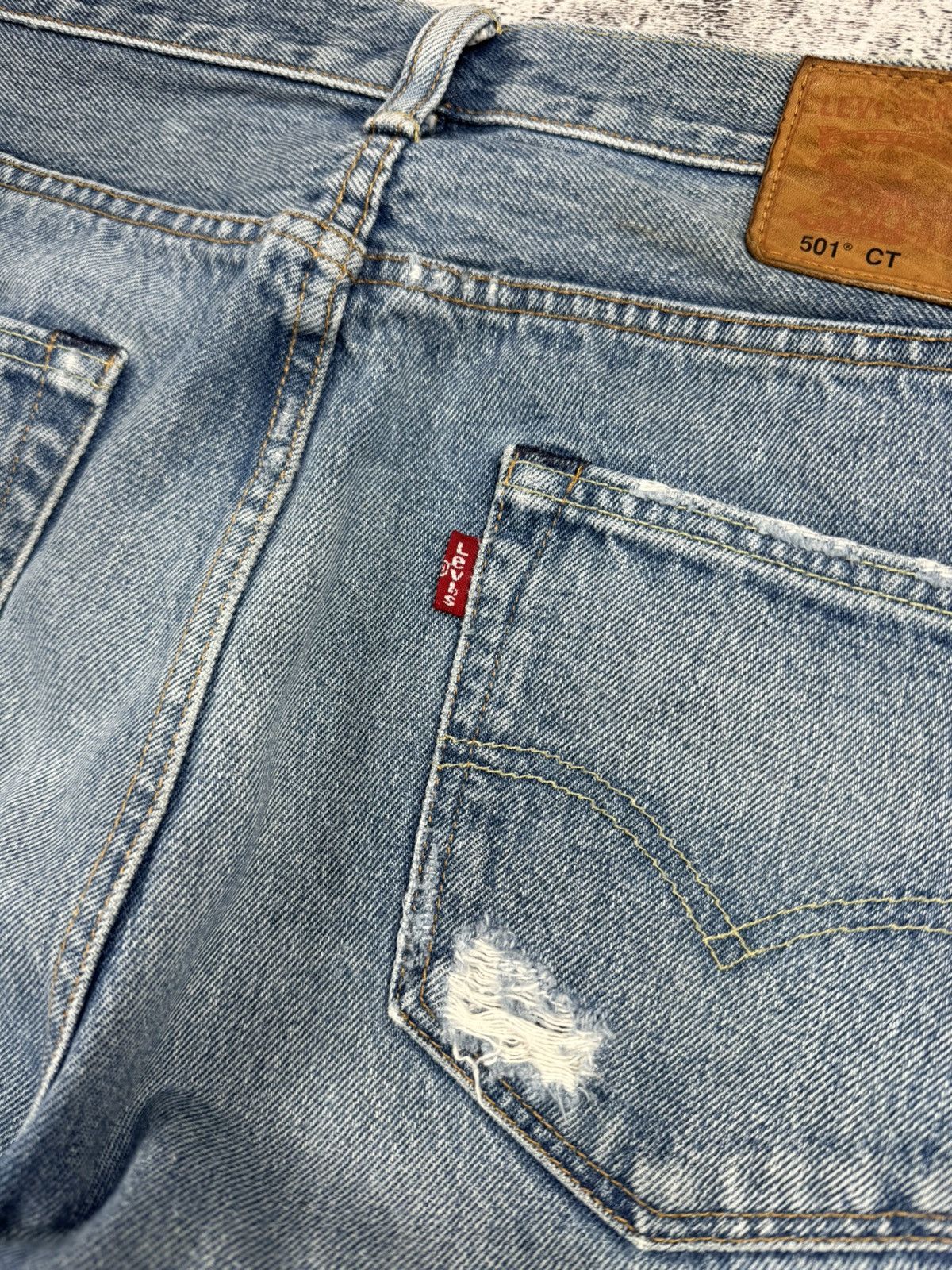 Levi's Vintage Levis 501 Distressed Y2K Avant Garde Pants Jeans Size US 30 / EU 46 - 15 Thumbnail