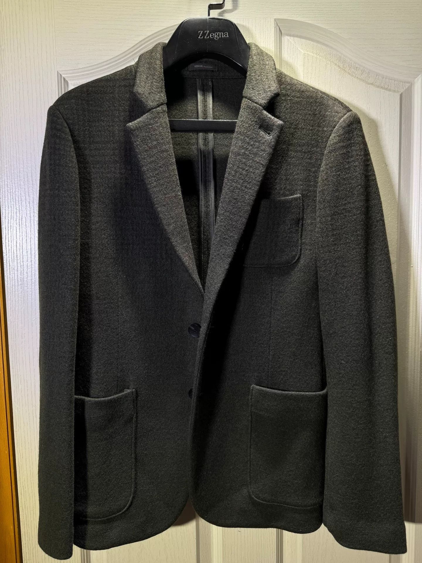 Armani Armani Men's Wool Business Casual Blazer Size US M / EU 48-50 / 2 - 1 Thumbnail