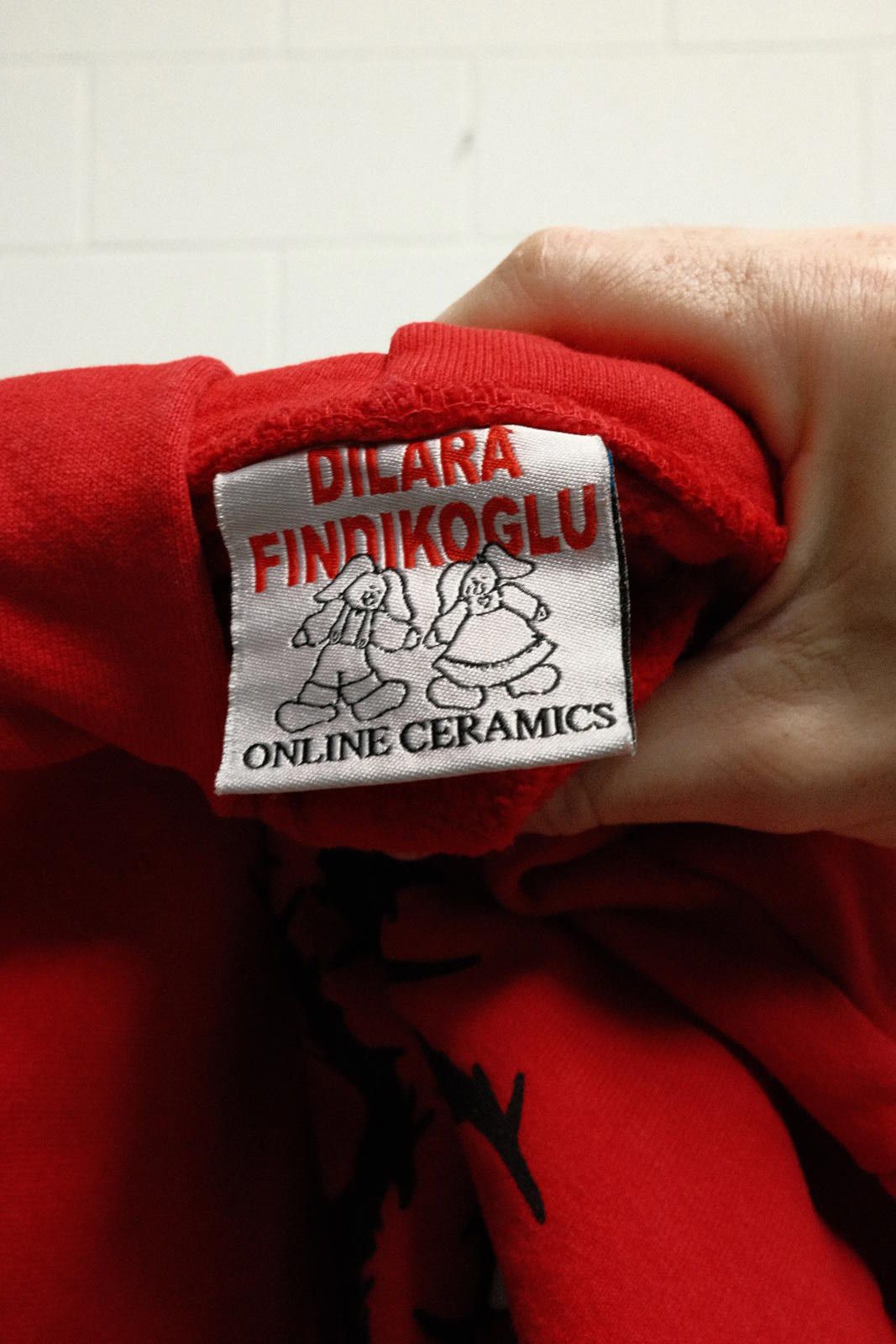 Dilara Findikoglu Online Ceramics Hoodie by Dilara Findikoglu Size ONE SIZE - 3 Thumbnail