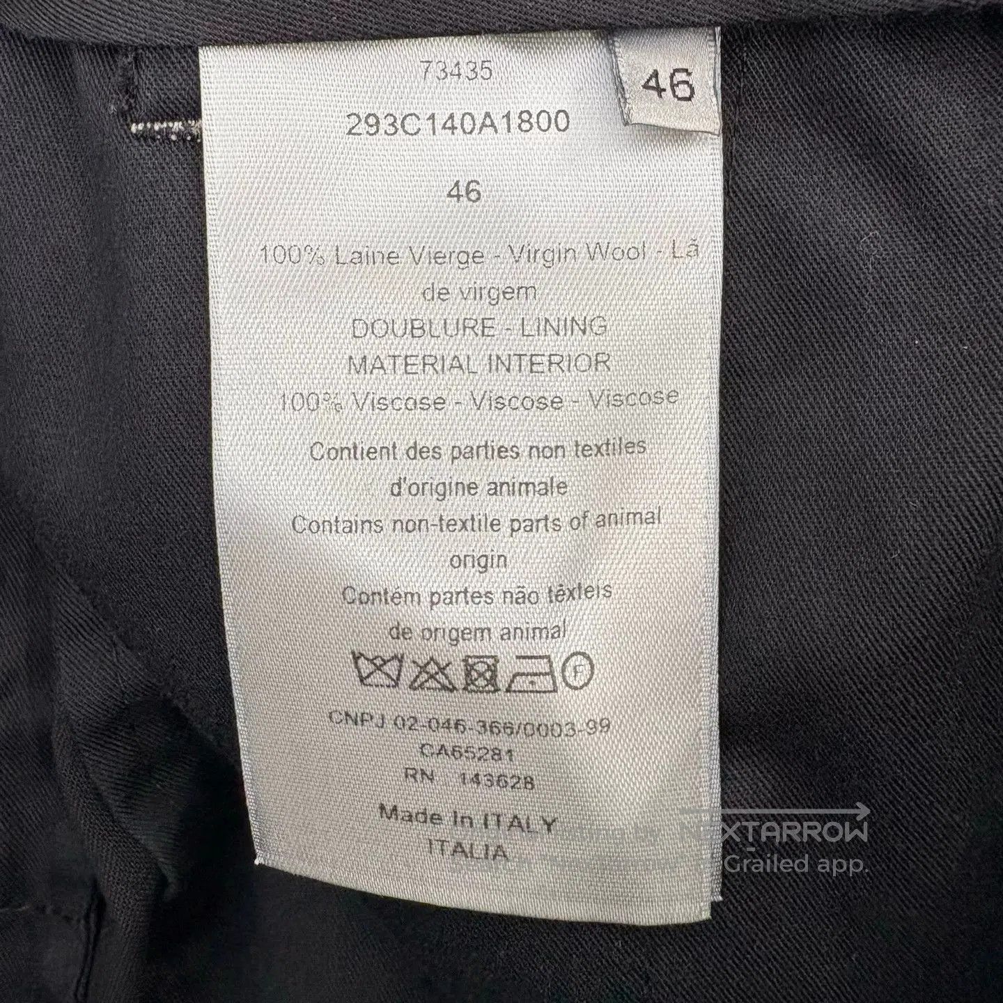 Dior Dior Black Stitch Casual Suit Pants. Size US 30 / EU 46 - 4 Thumbnail